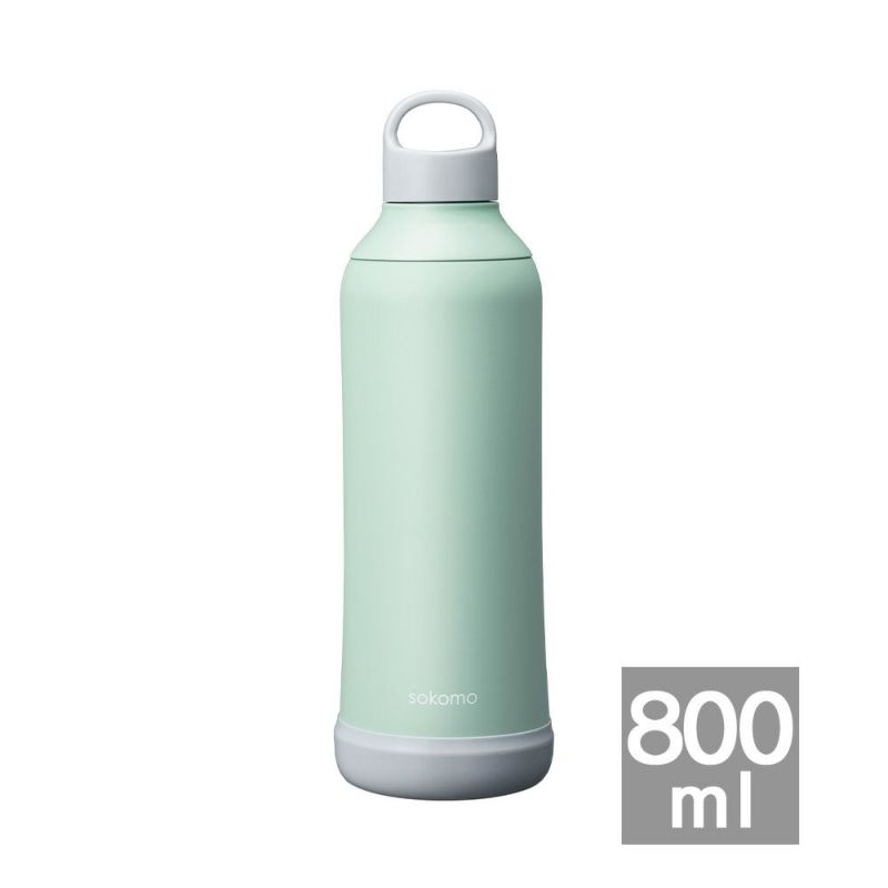 【マイボトルスティック3本付き】そこまで洗えるボトル800ml ブルー ※11/12〜18より順次発送