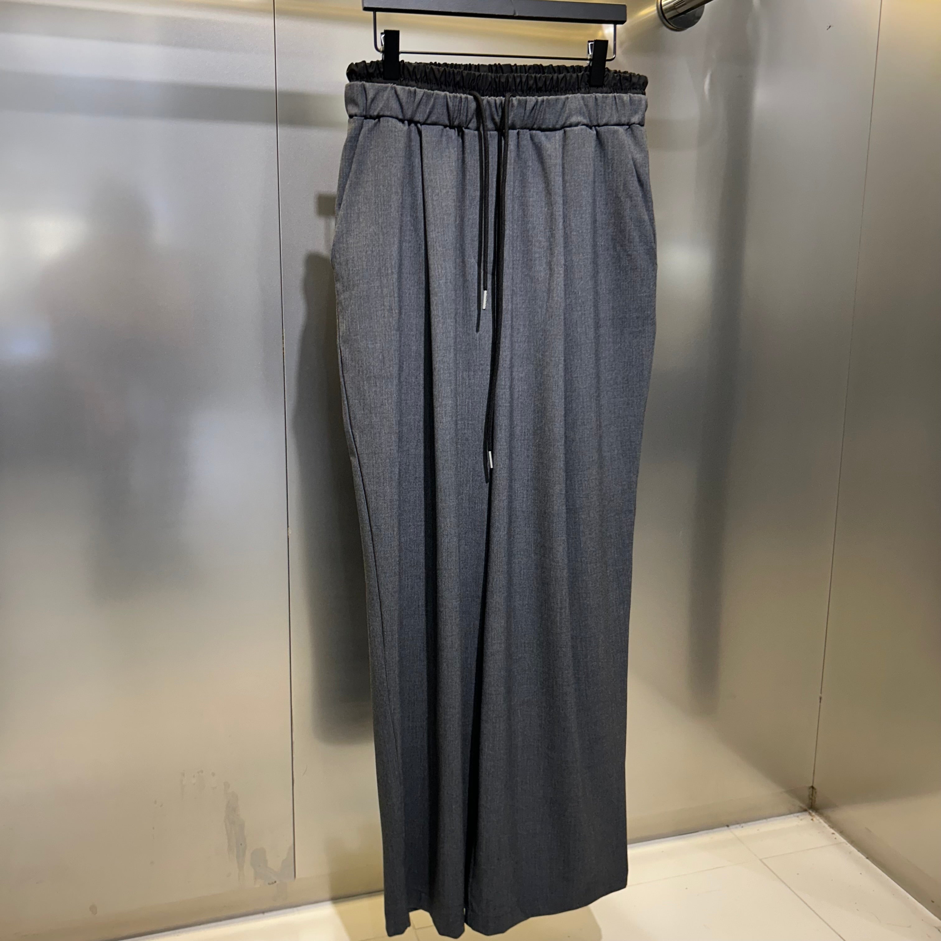 【LA MINE DOR】ツーバンゴムパンツ -グレー- ※10月下旬〜11月上旬頃より順次発送予定