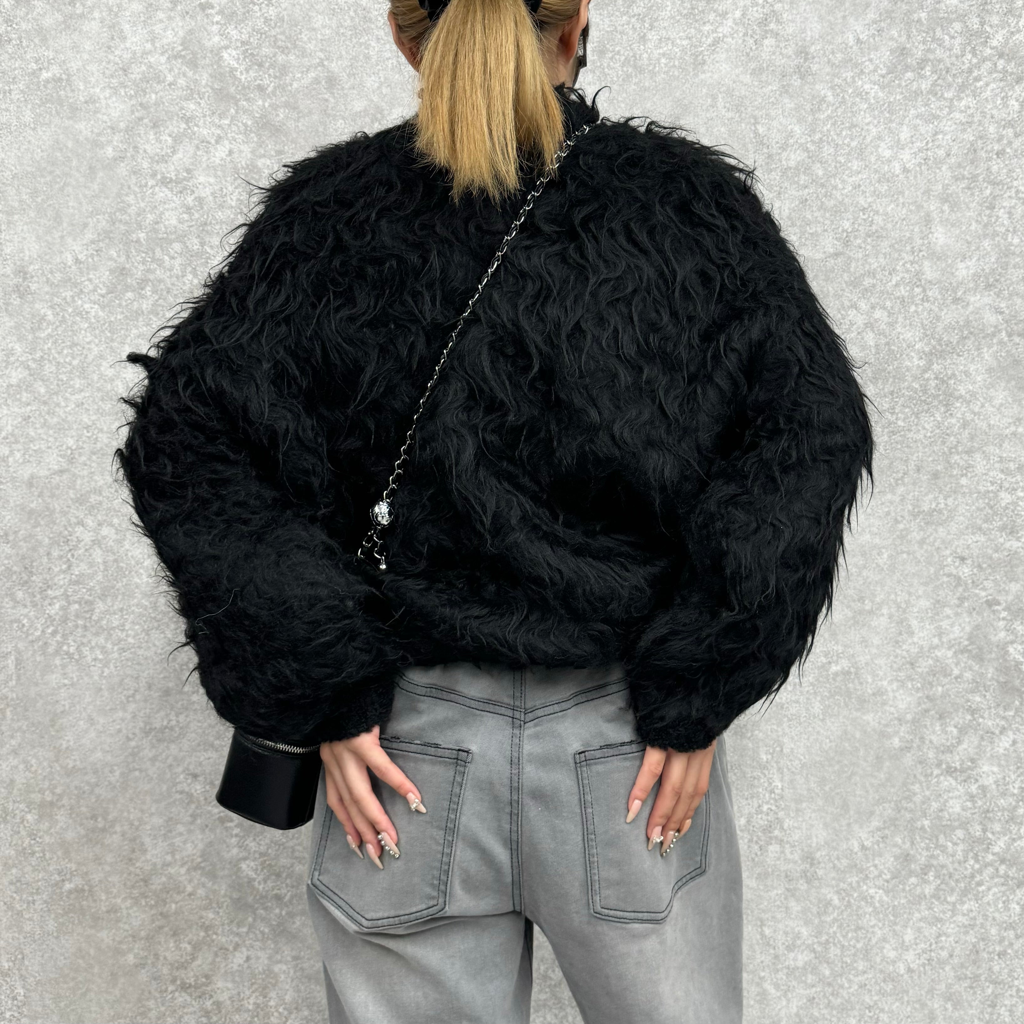 【PRIORITY】デニムパンツ  グレー  裏起毛 38サイズ ※9月下旬より順次発送