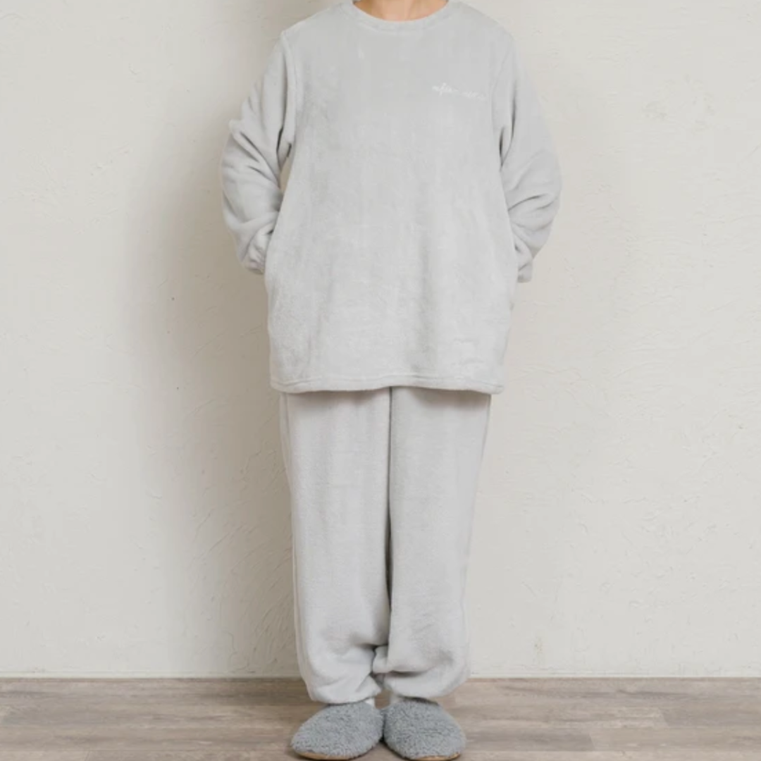 フランネルチュニック上下セット -グレー- ※10/28~11/2頃より順次配送予定