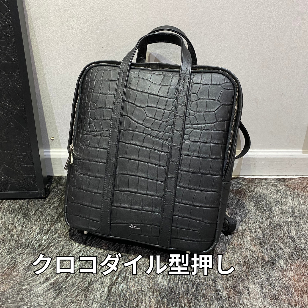 ⚠️予約【M.U.L.】ミニマルバックパック -ブラック- ※R7. 6月末納品予定