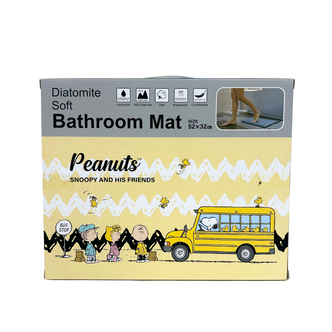 珪藻土ソフトバスマット -スヌーピーB柄- ※7/16〜22迄に順次発送予定