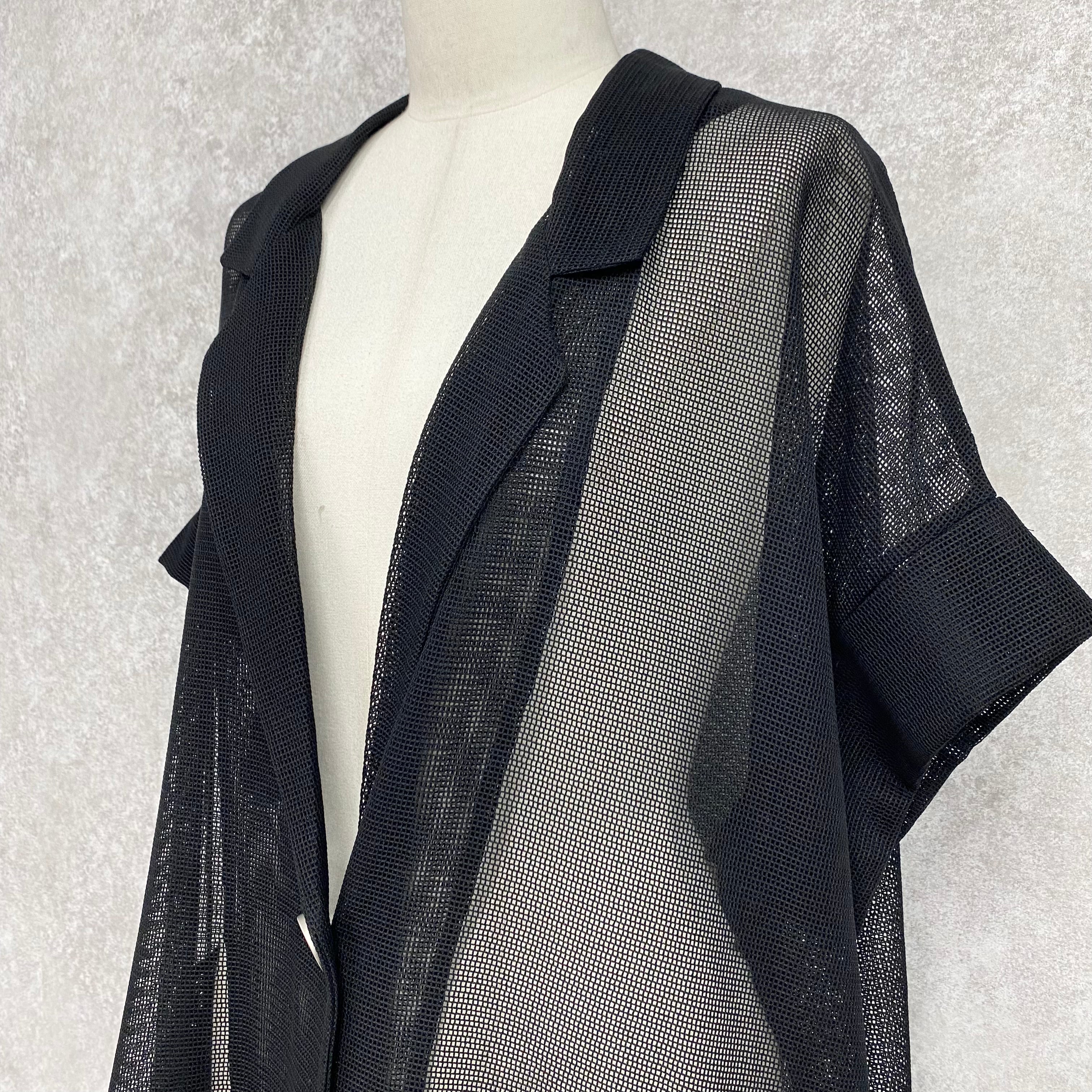 【ASYMM】AIR Mesh Jacket -black-