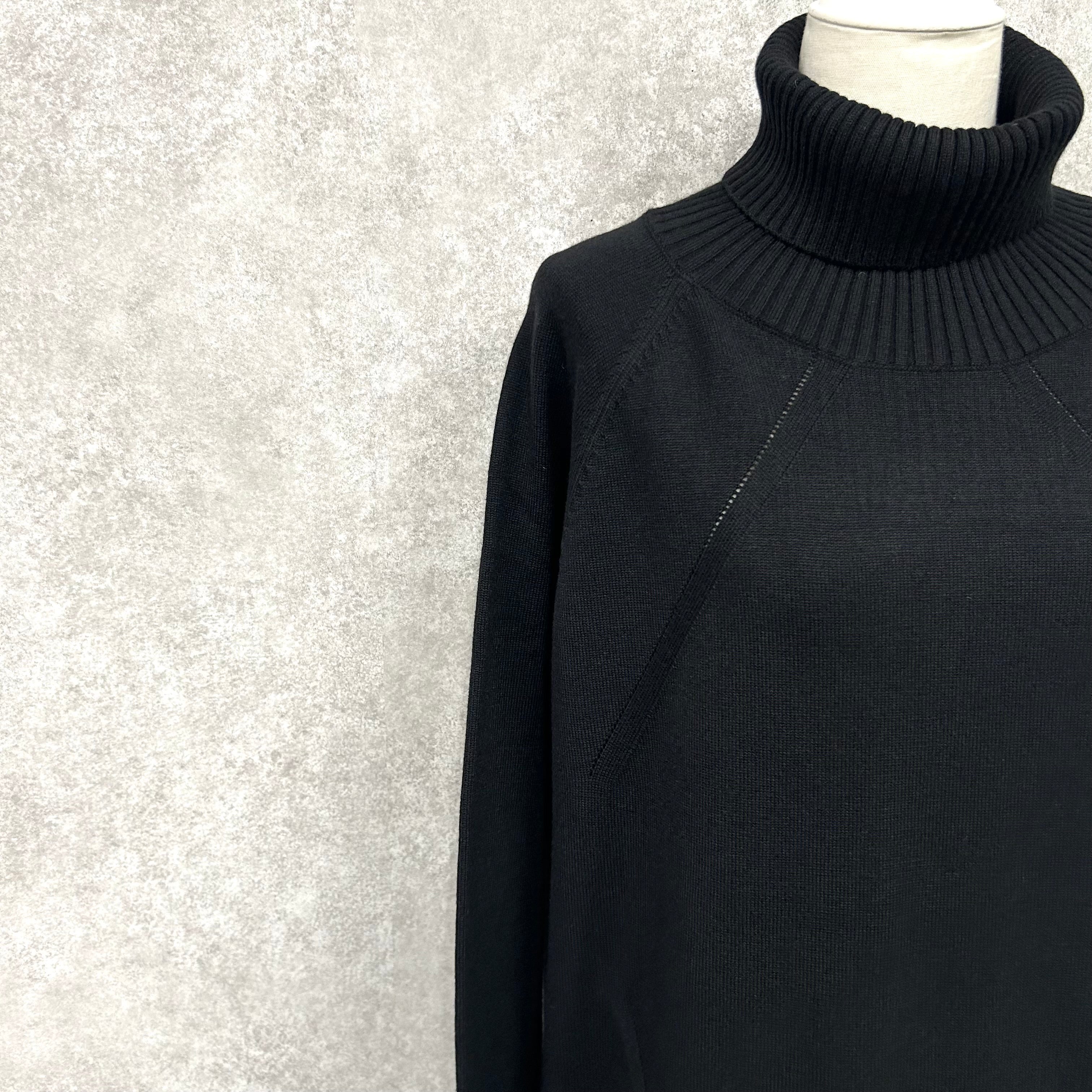 タートルネックロングワンピース -ブラック- ※10/29~11/4頃より順次発送予定