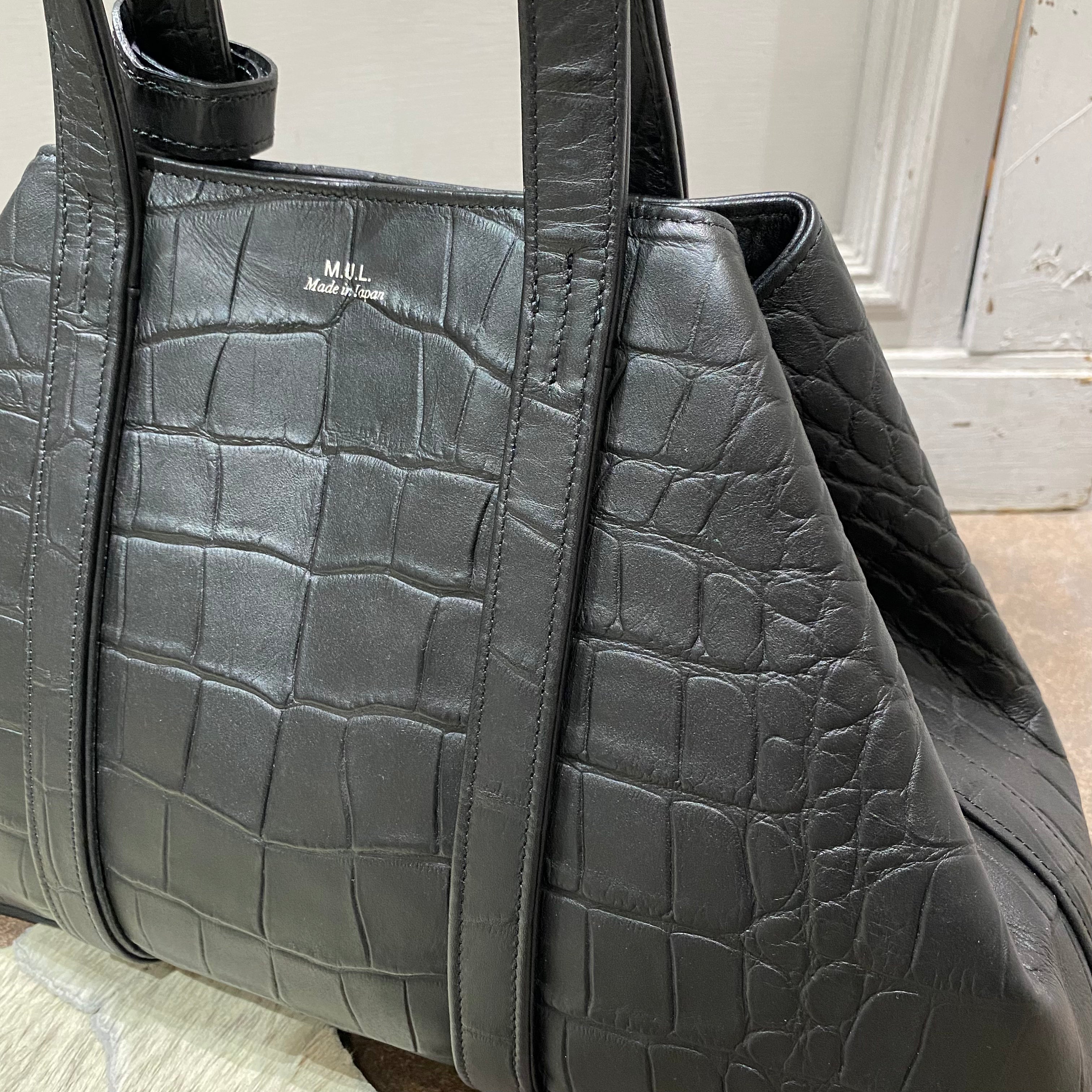 ⚠️予約【M.U.L.】ミニマルトート -ブラック- ※R7. 6月末納品予定