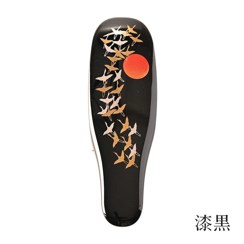 スカルプブラシ MAKIE(蒔絵) 漆黒  ※5/14〜17より順次配送