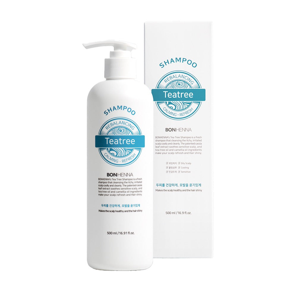 BONHENNA TEATREE SHAMPOO 500ml  ⭐️30mlシャンプープレゼント ※10/29〜11/4より順次配送