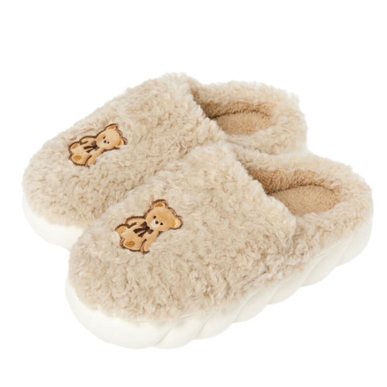 【フレンズストア】ARTBOX もこもこスリッパ -くま①- ※10/29-11/4頃より順次発送予定