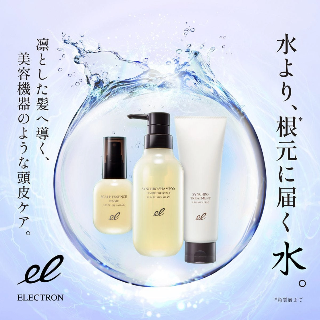 【特典付🎁】ELECTRON COSMETICS シンクロシャンプー ファム FOR SCALP 1000ml ※9/3〜9/9より順次配送