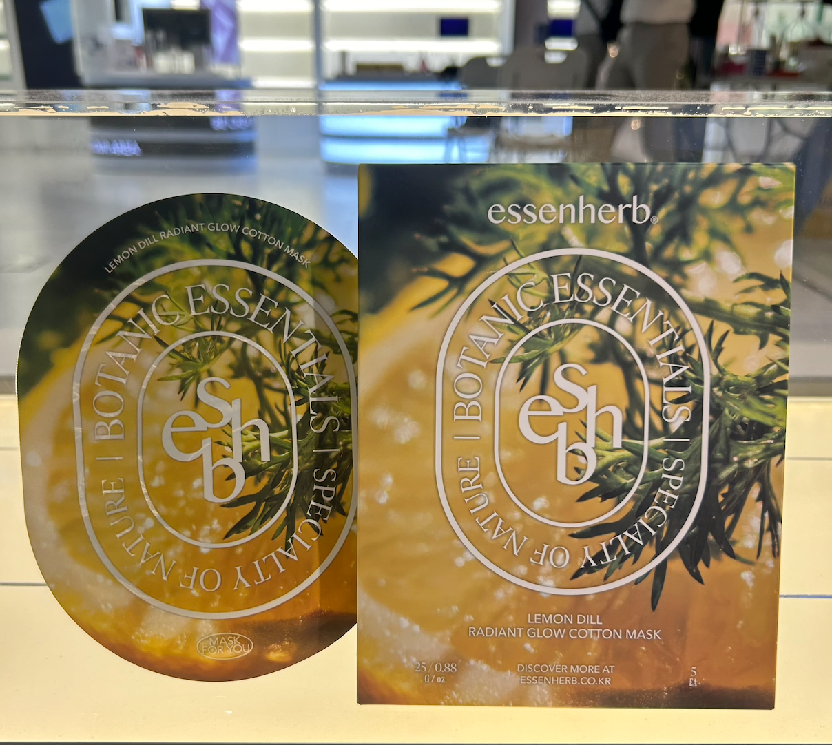 【数量限定 1+1✨】【essenherb】エッセンハーブレモンディルラジアントグローコットンマスク ※10/21-28より順次発送予定