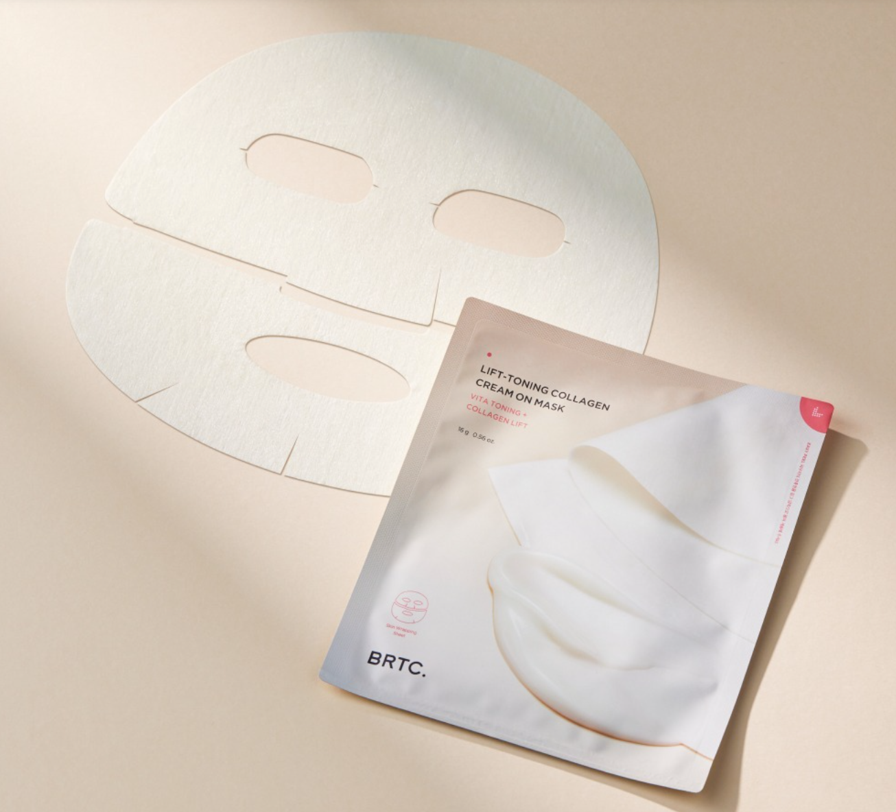 【BRTC】リフトニングコラーゲンクリームオンマスク ※1/14-20頃より配送予定