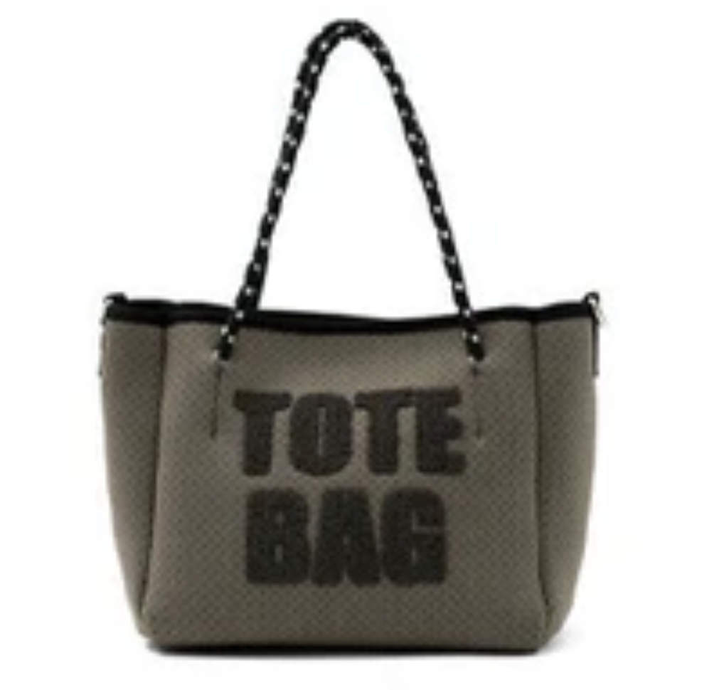 太ショルダーベルトつき2wayロゴトート -モカ- ※7/16〜22迄に順次発送予定