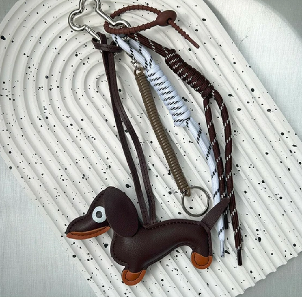 DOG バッグチャーム -チョコ- ※7/16〜22迄に順次発送予定