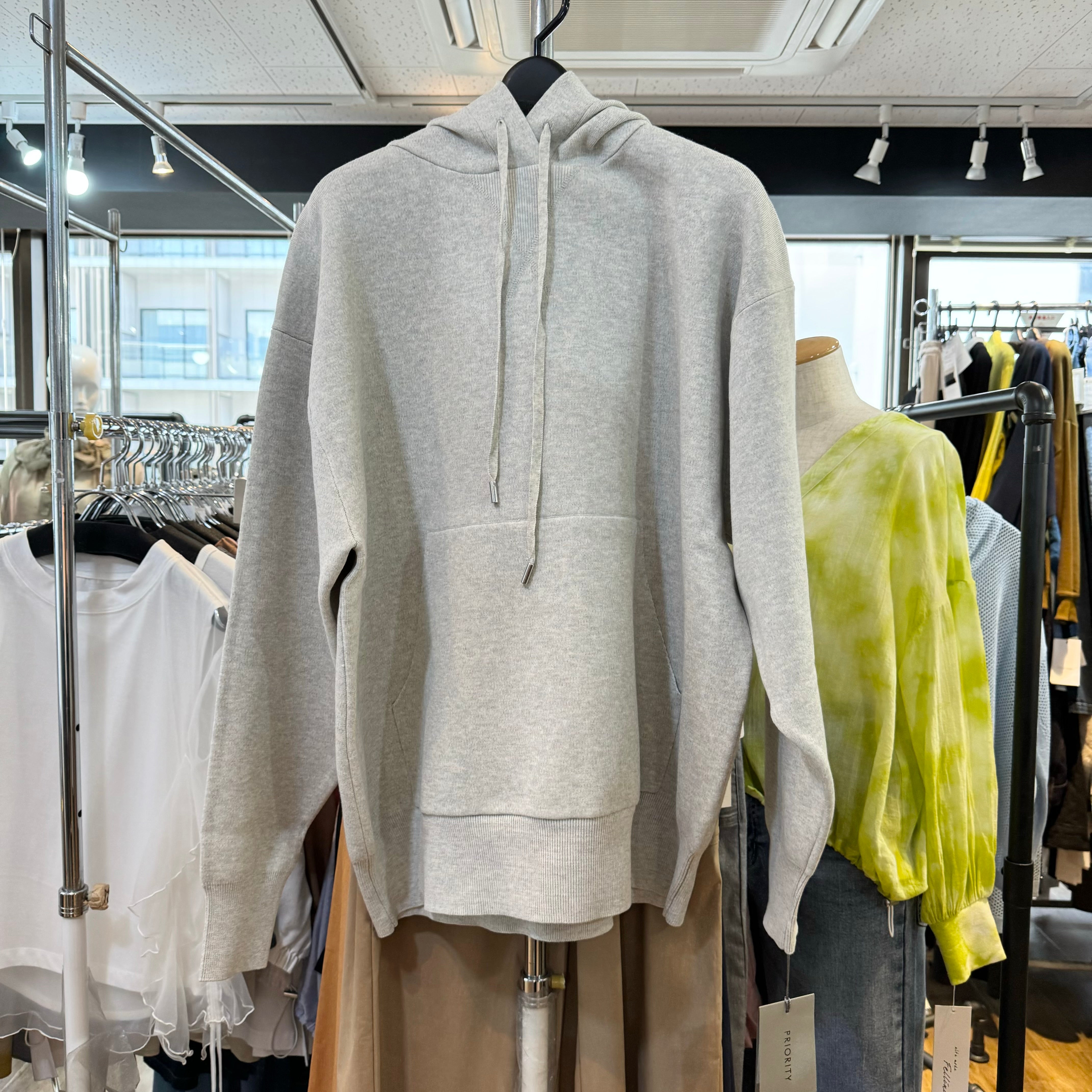 【PRIORITY】フードパーカー -グレー- 008 ※9/17~23より順次発送予定