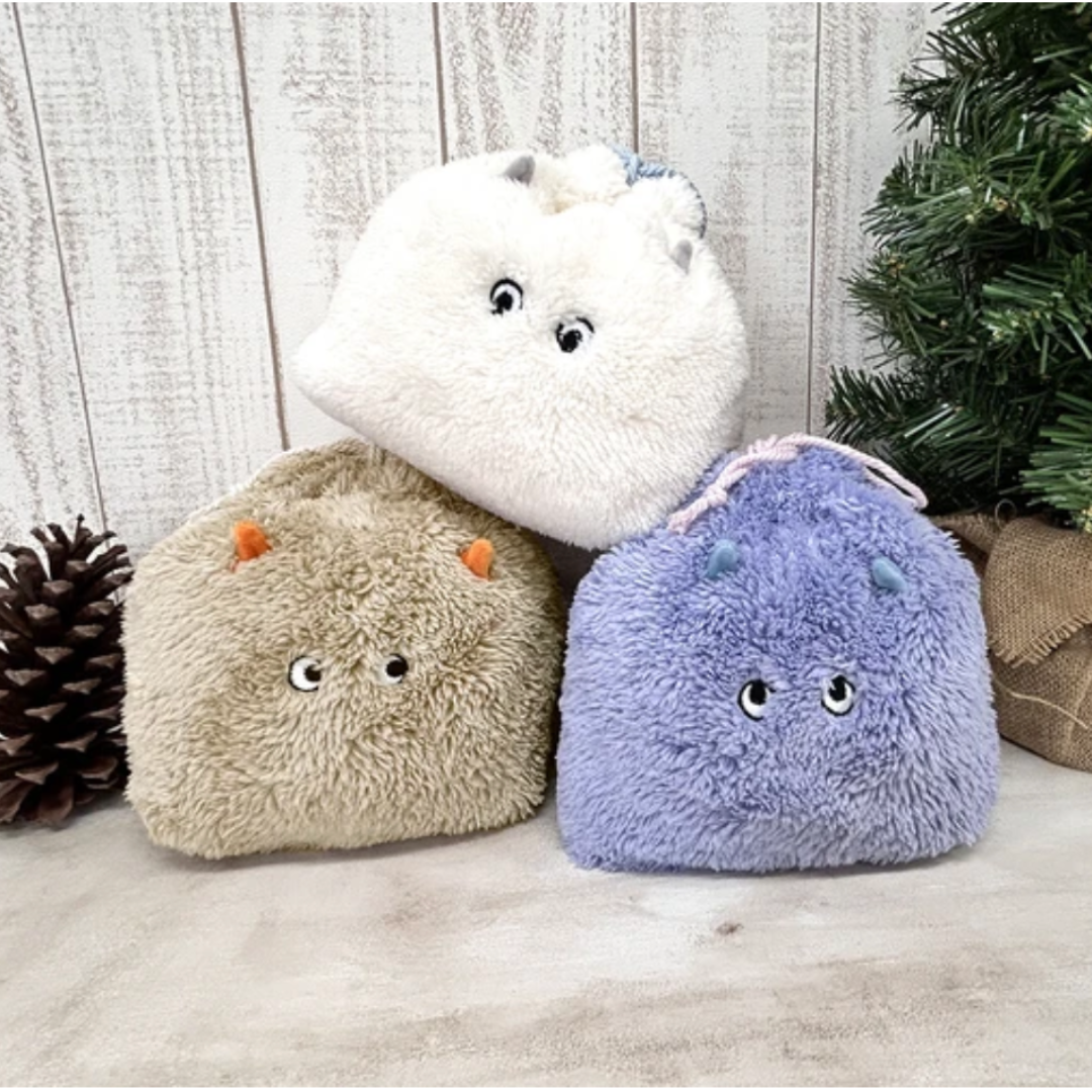 Furry もこもこ巾着 -ラベンダー- ※11/19-25頃より順次配送予定