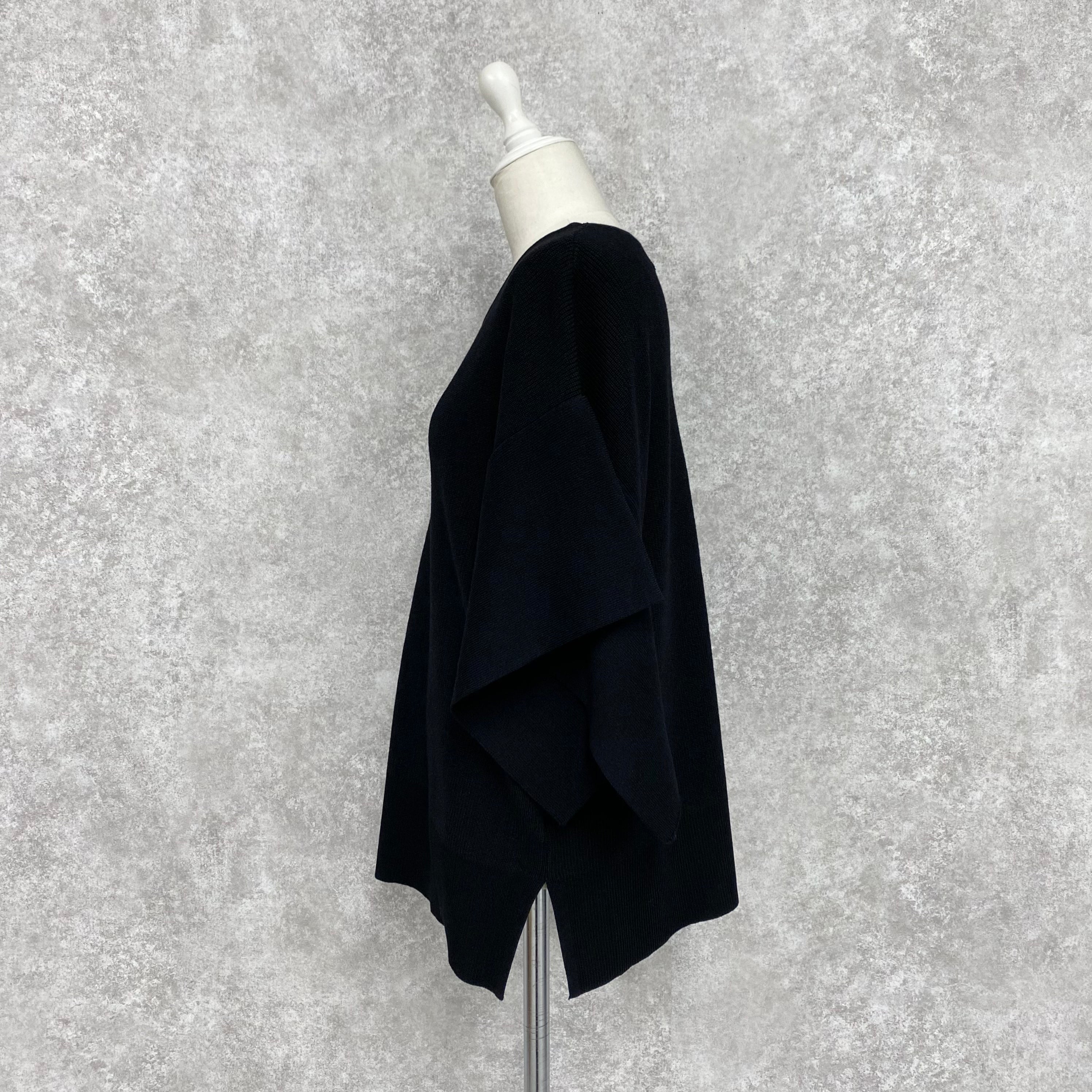 【ASYMM】Slow Knit -black-