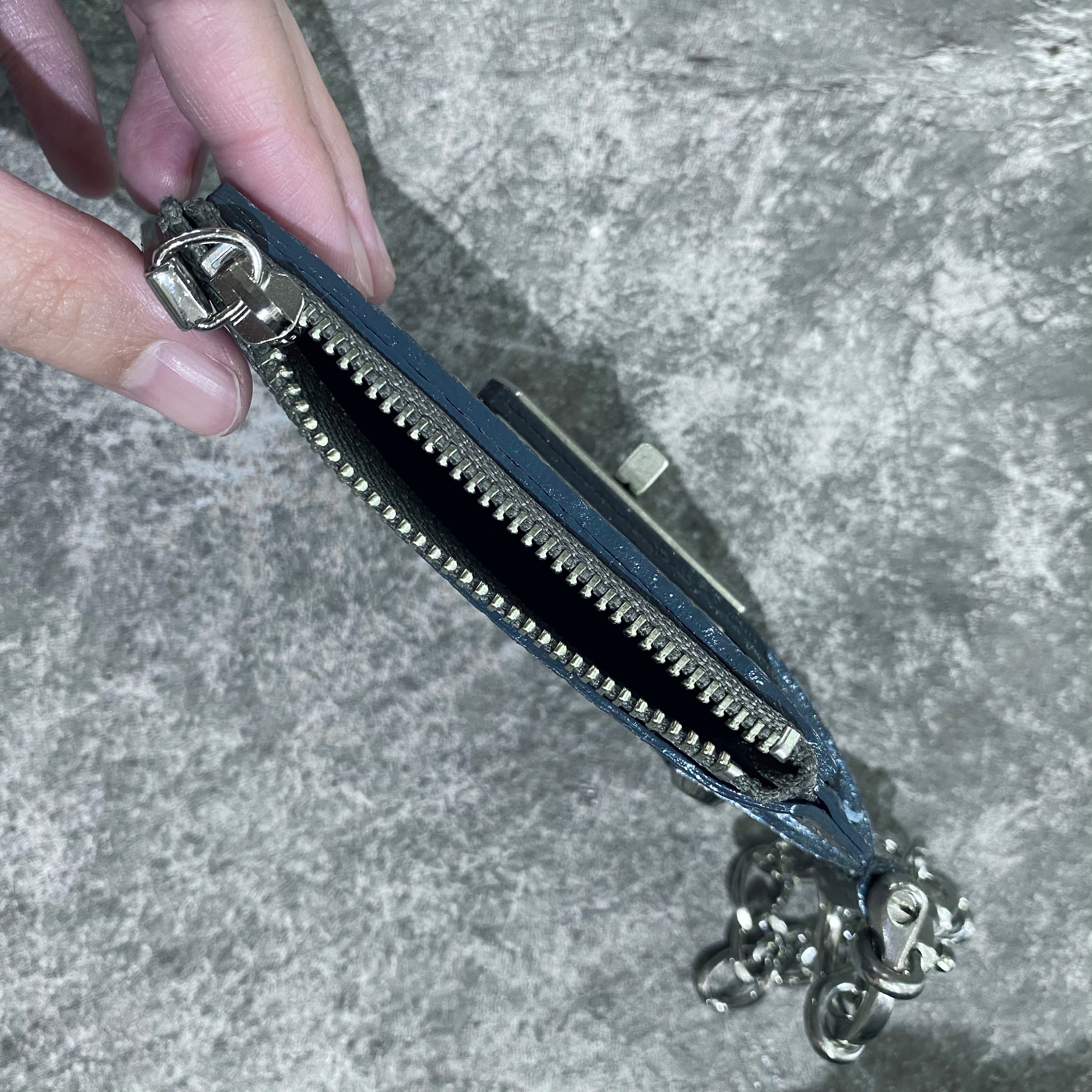 ⚠️予約【M.U.L.】チェーンパスケース -アイスグレー- ※R7. 6月末納品予定