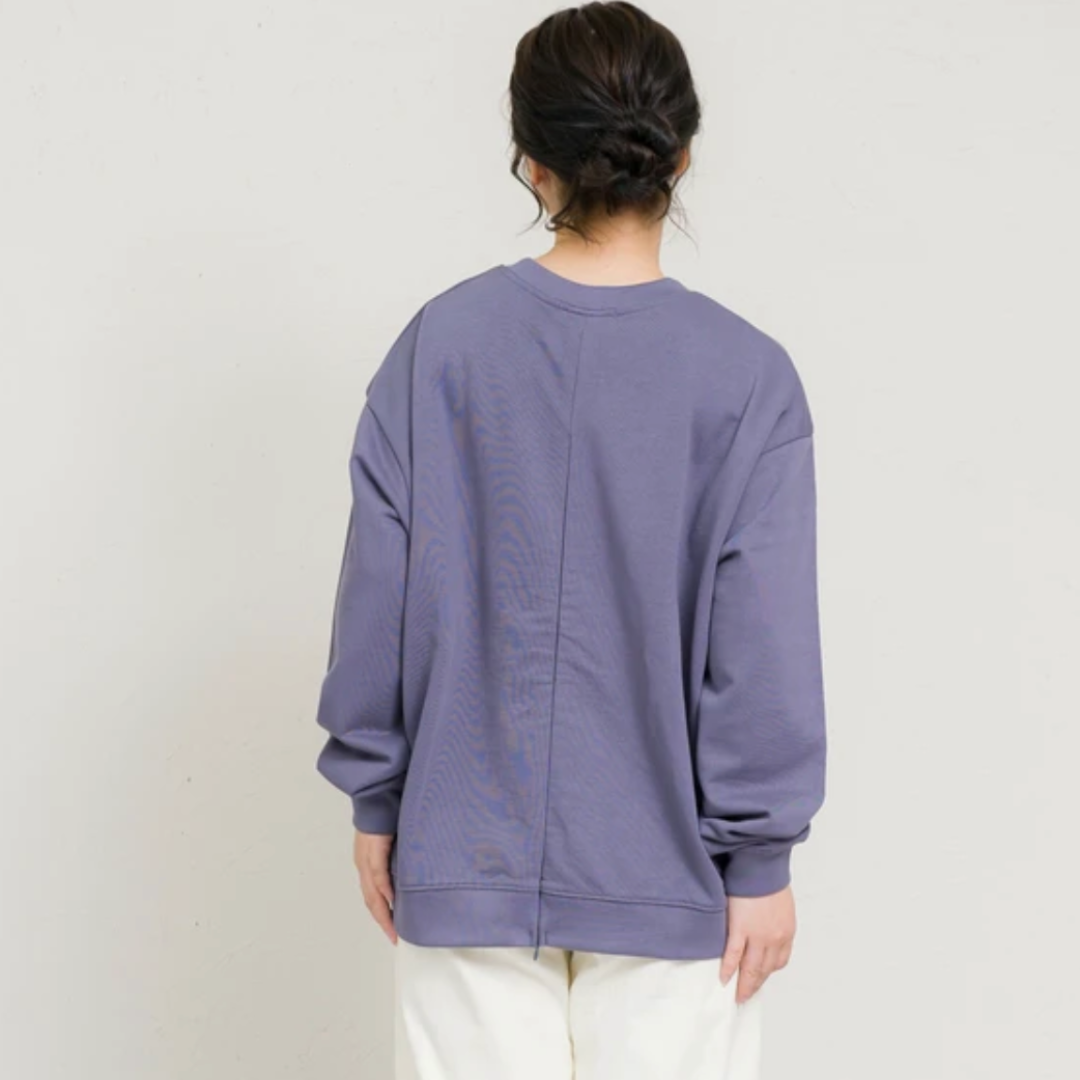 コットン裏毛ロコプリントPO ネイビー ※10/28~11/2頃より順次配送予定