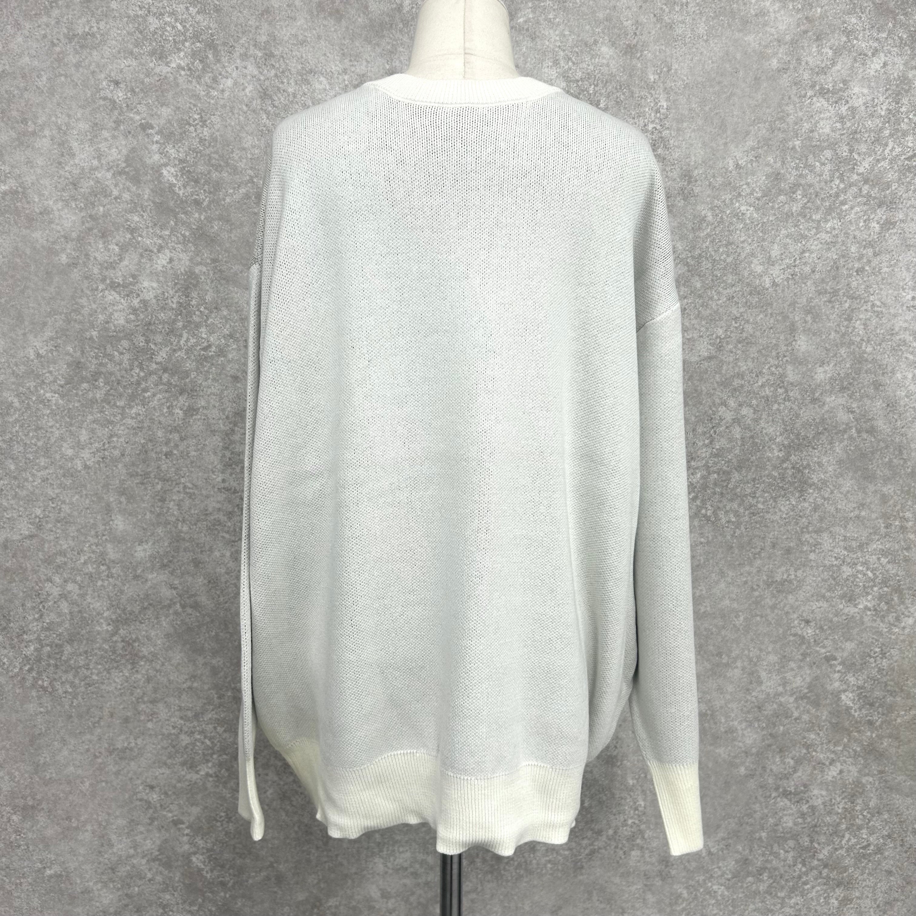 MyLoveオーバーサイズプルオーバー -オフ×ブラック- ※11/4~11/11頃より順次発送予定