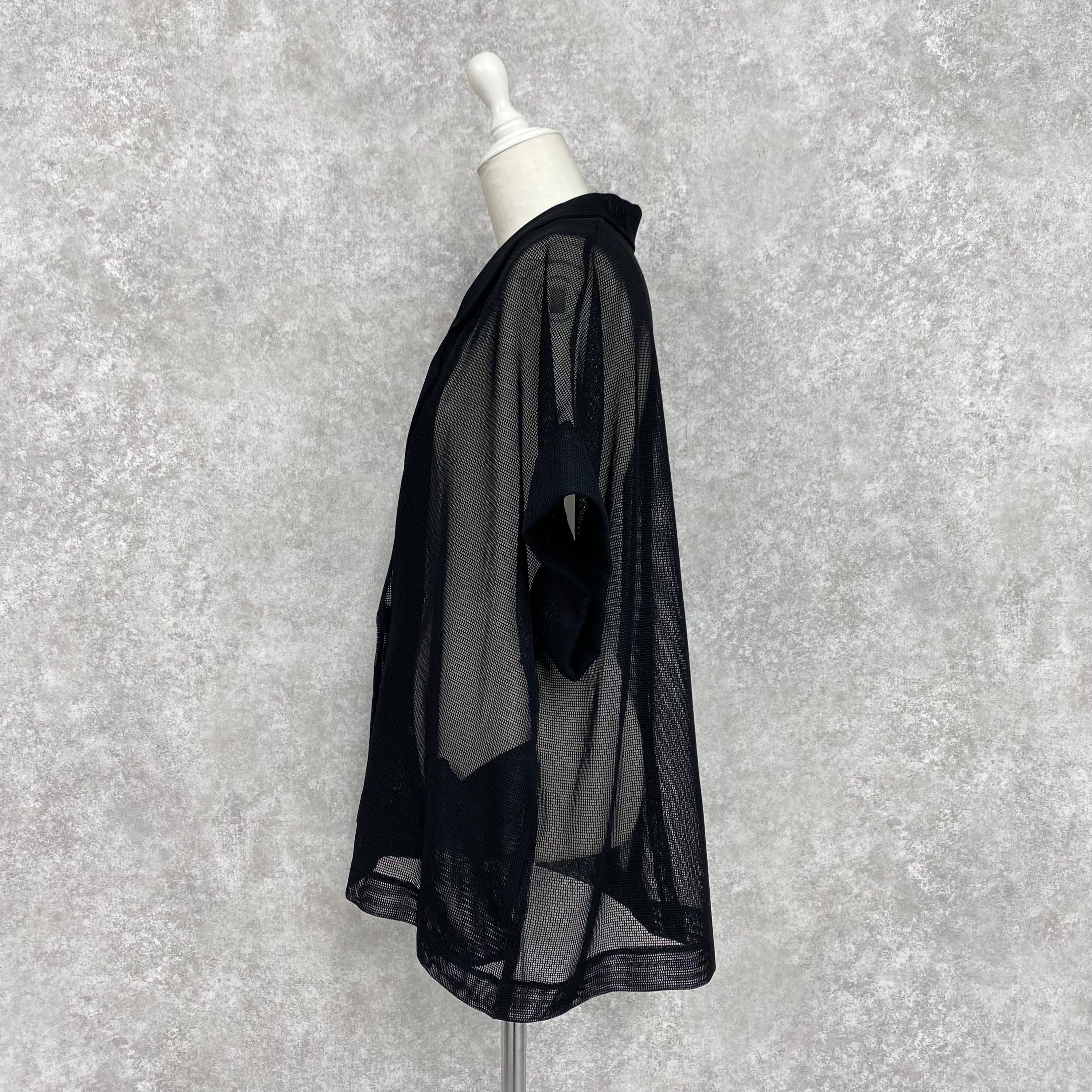【ASYMM】AIR Mesh Jacket -black-