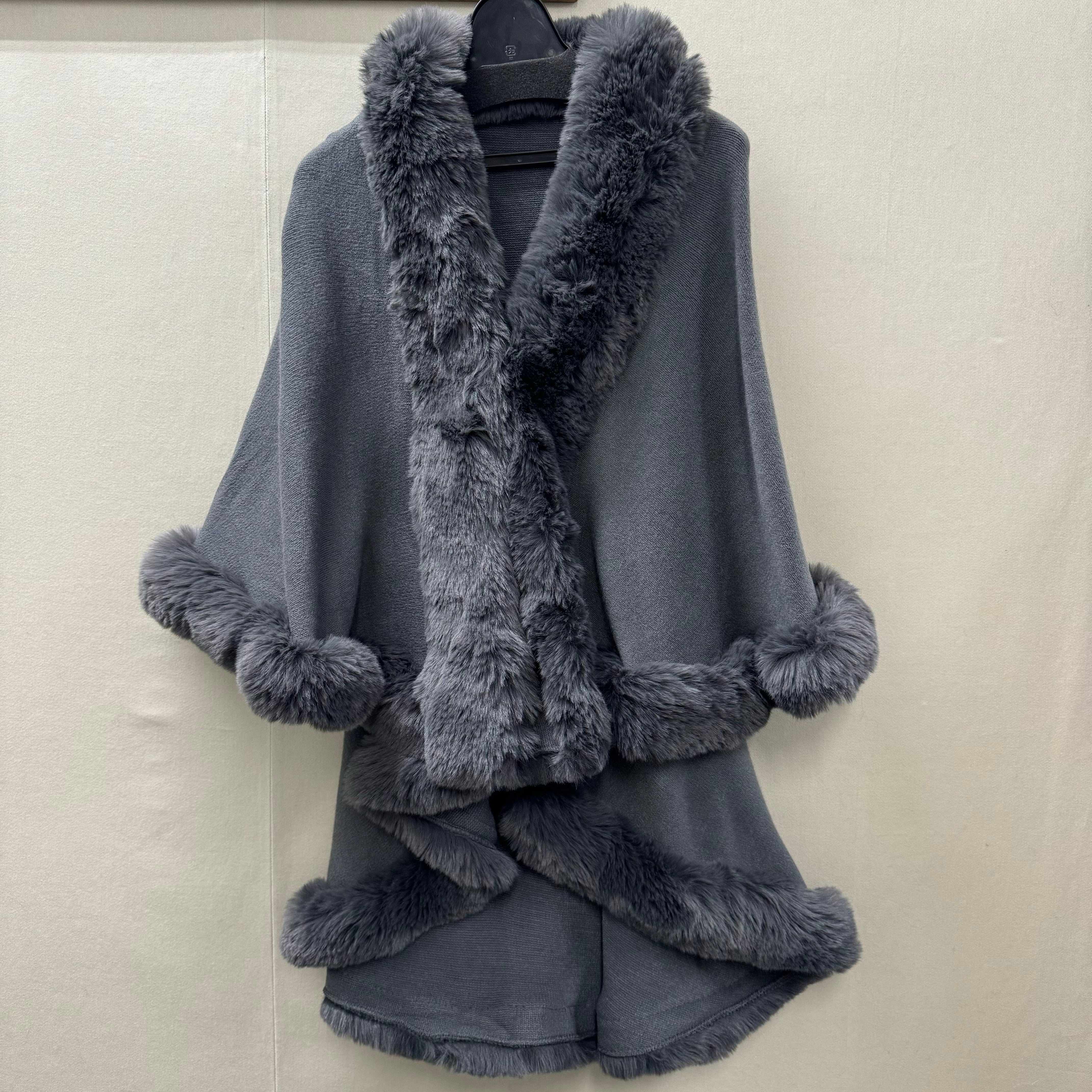 マダムポンチョ -グレー- ※10/22~28頃より順次発送