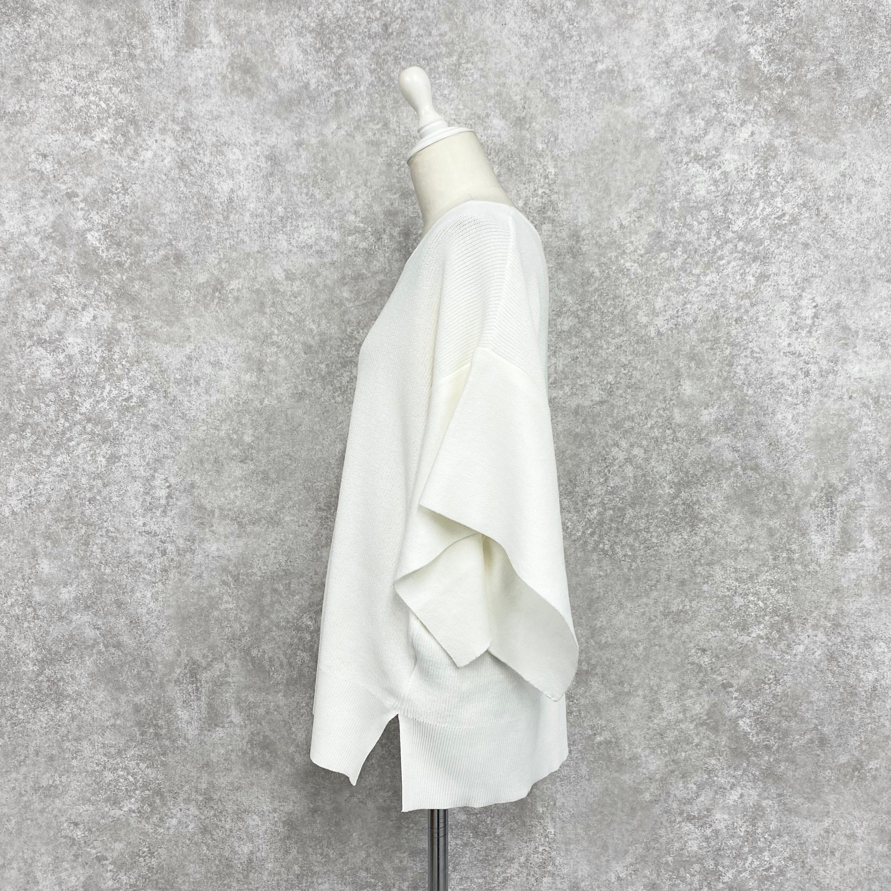 【ASYMM】Slow Knit -white-