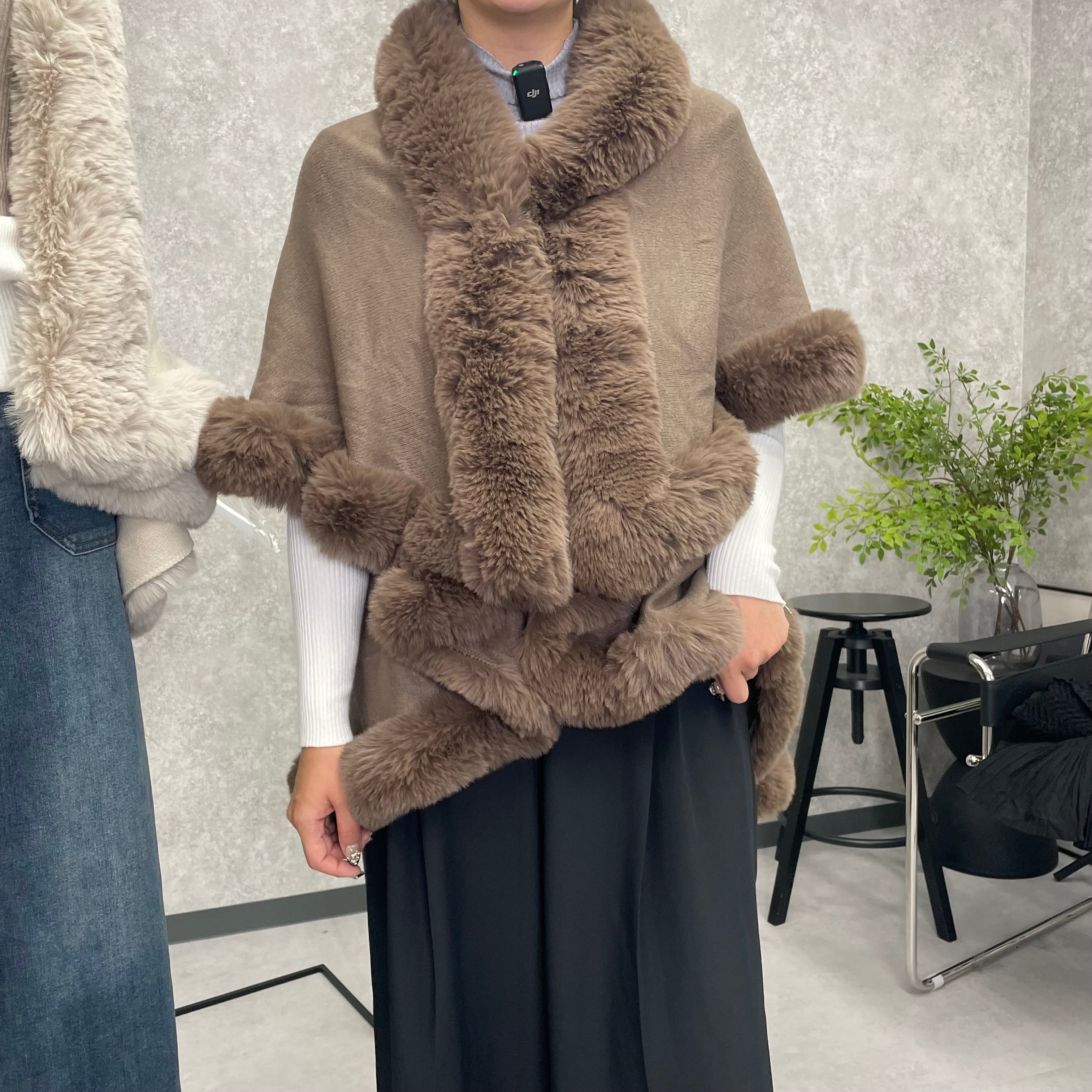 マダムポンチョ -ブラウン- ※10/22~28頃より順次発送