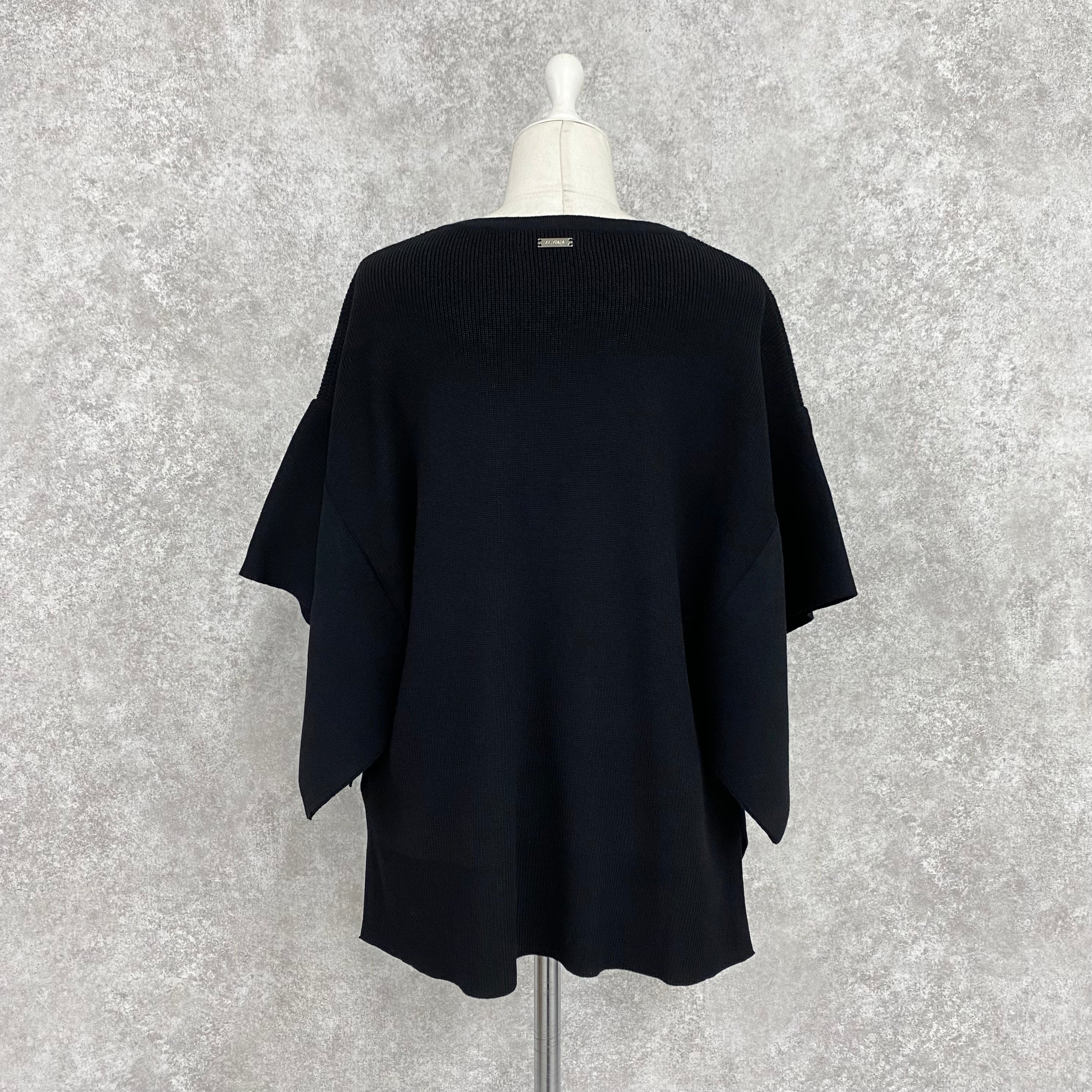 【ASYMM】Slow Knit -black-