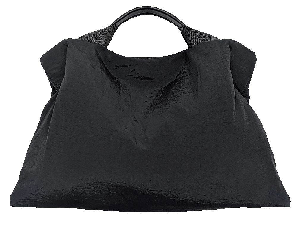 【予約商品】story. ナイロンパフサンドクロスボディ ブラック ※10月中旬〜下旬頃発送予定