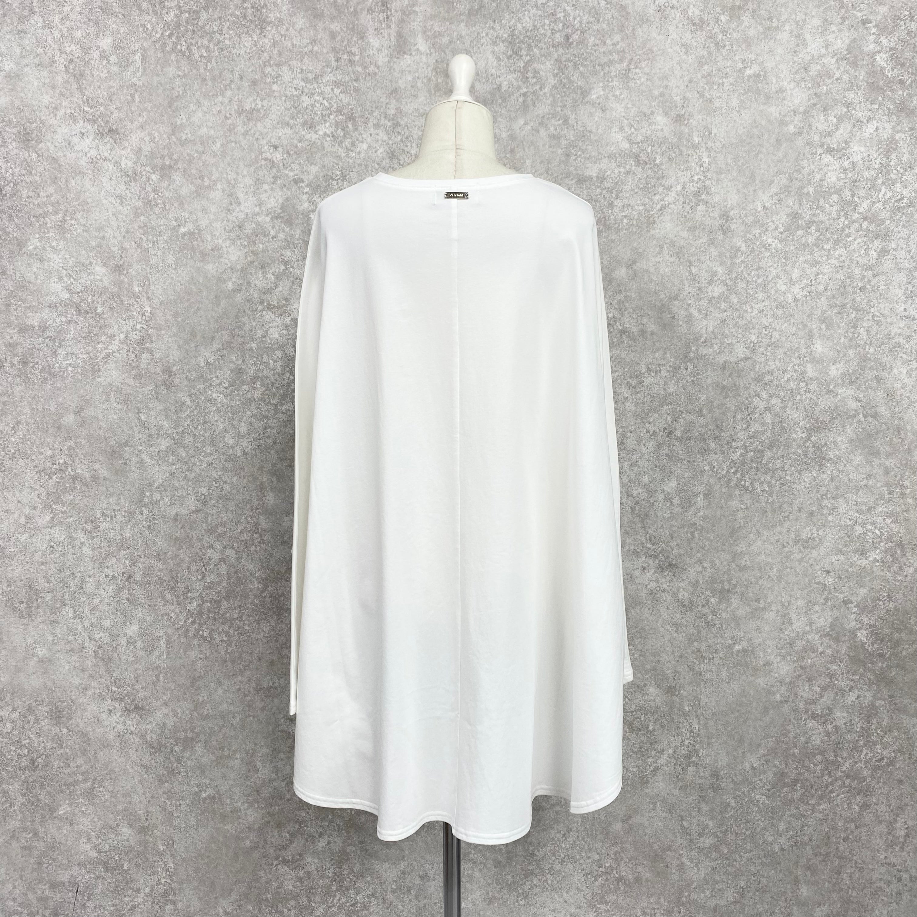 【ASYMM】VOID TEE -white-