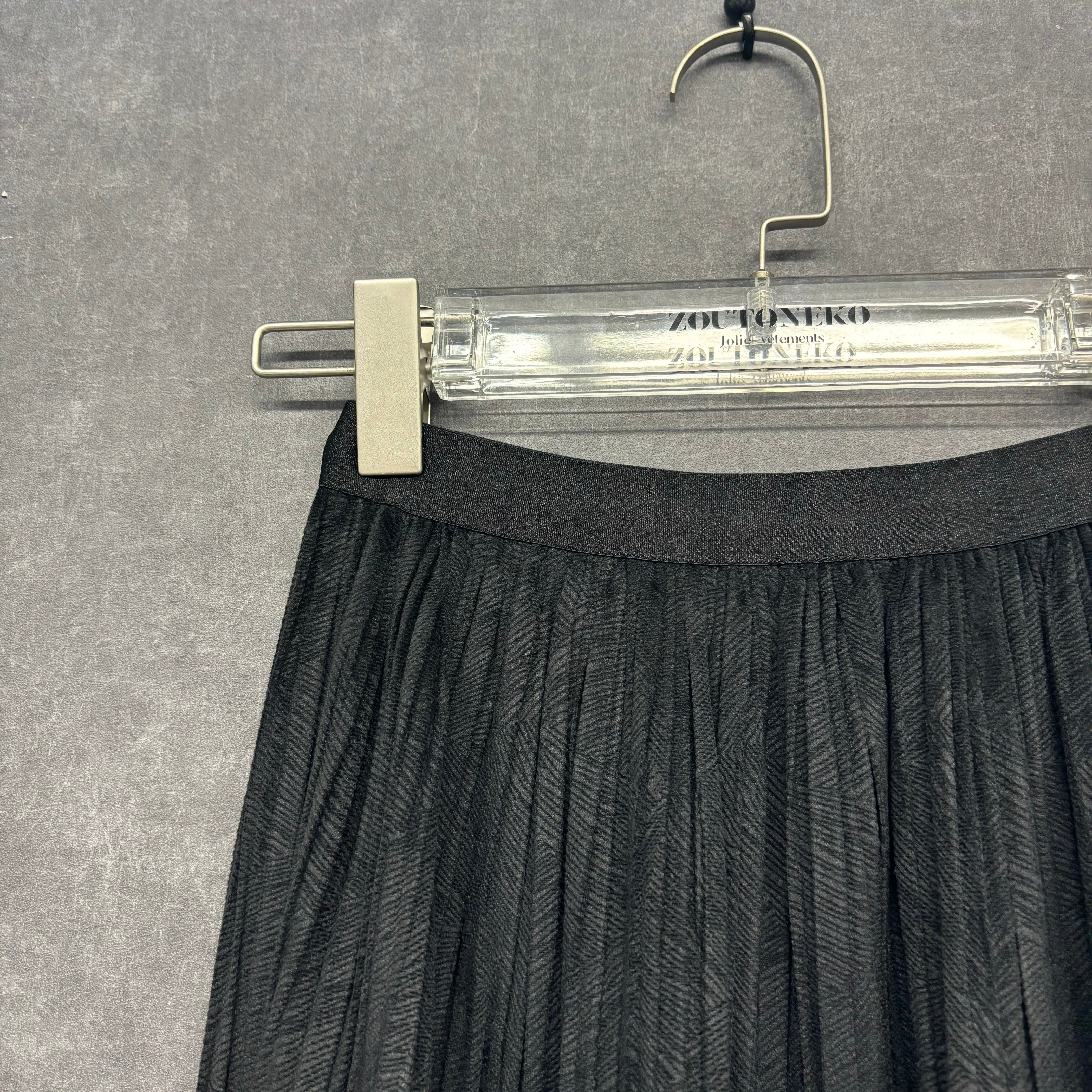 【予約】プリーツスカート ブラック ※11月下旬~12月上旬頃より順次配送予定