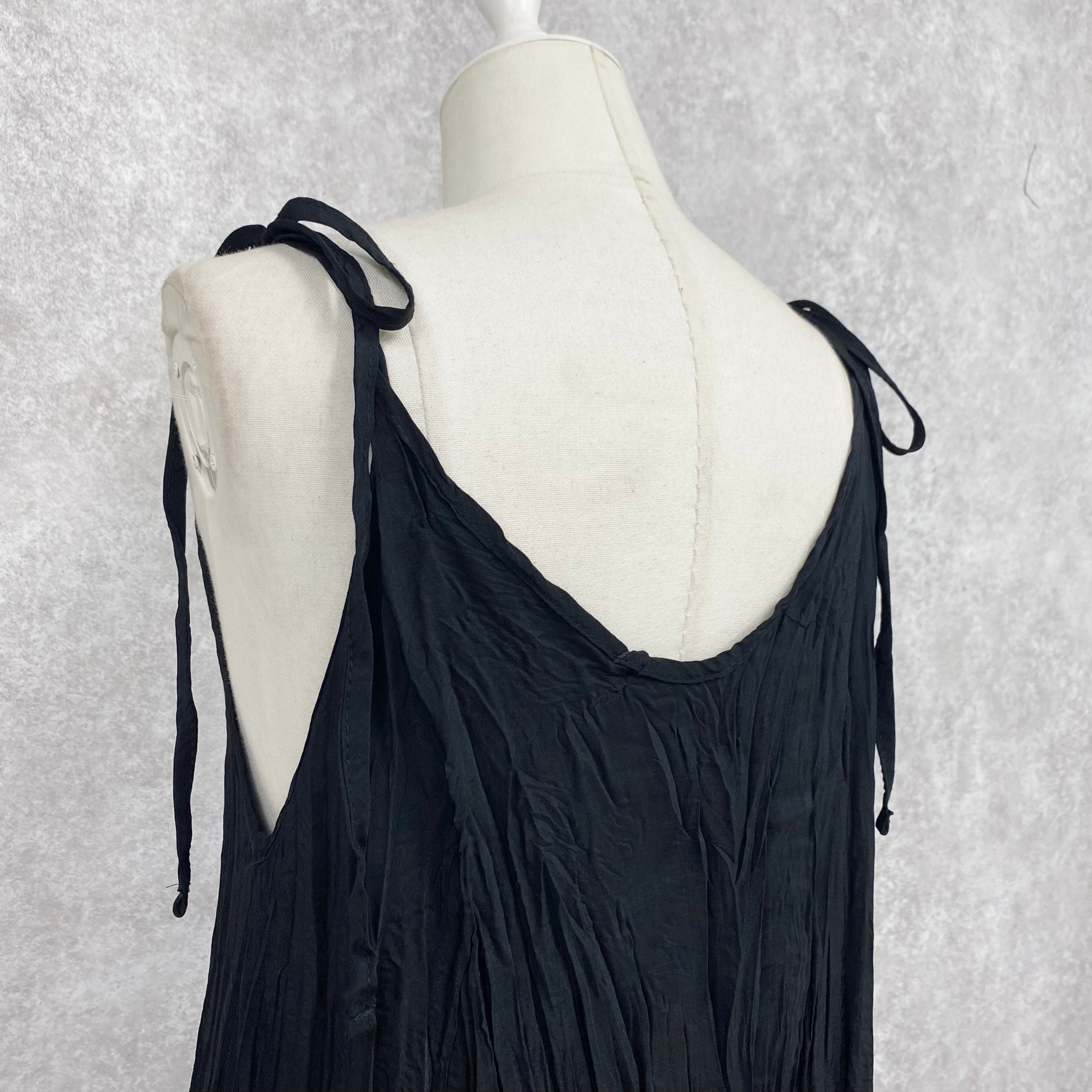 【ASYMM】CRUSHÉ DRESS -black-