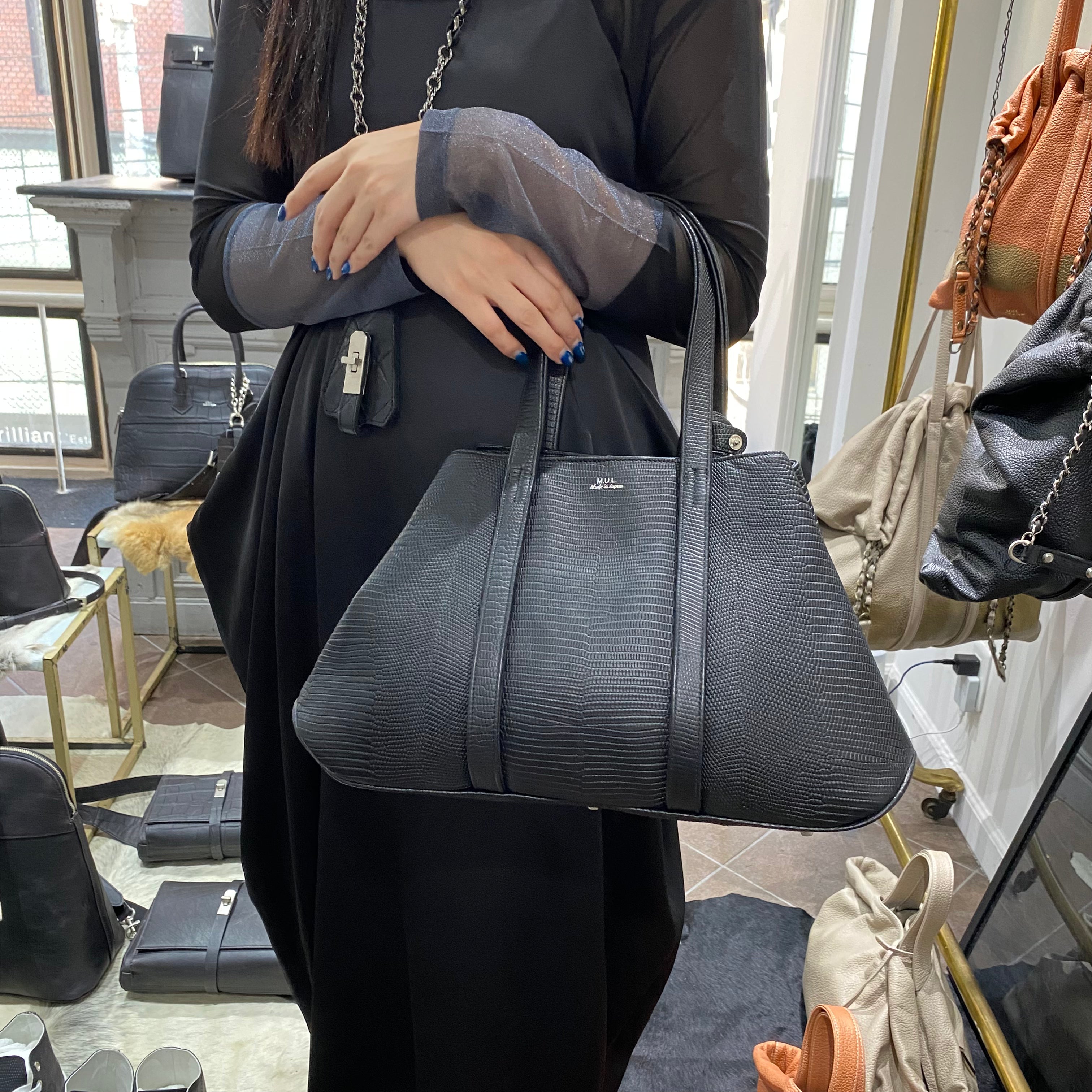 ⚠️予約【M.U.L.】ミニマルトート -ブラック- ※R7. 6月末納品予定