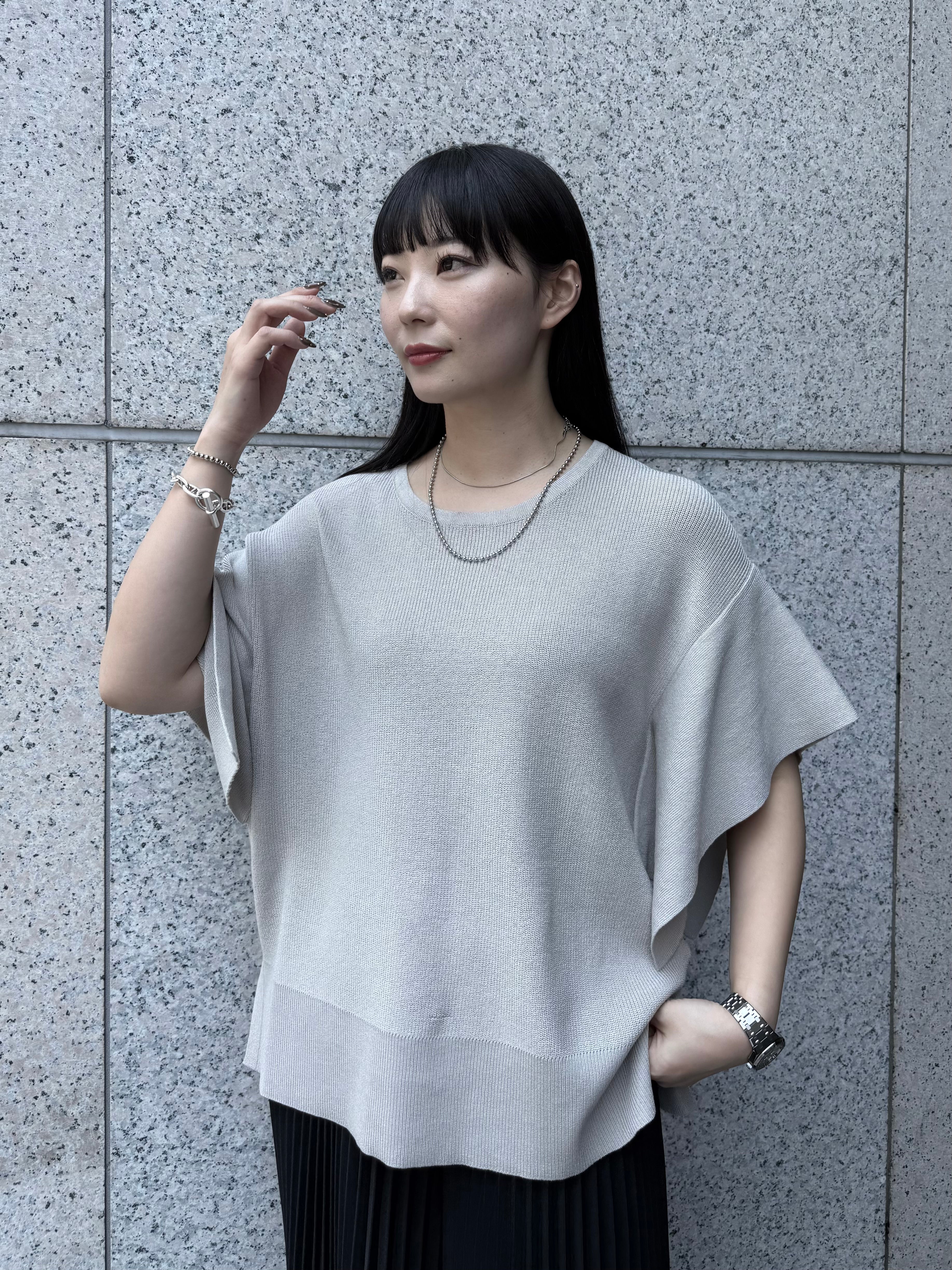【ASYMM】Slow Knit -greige-