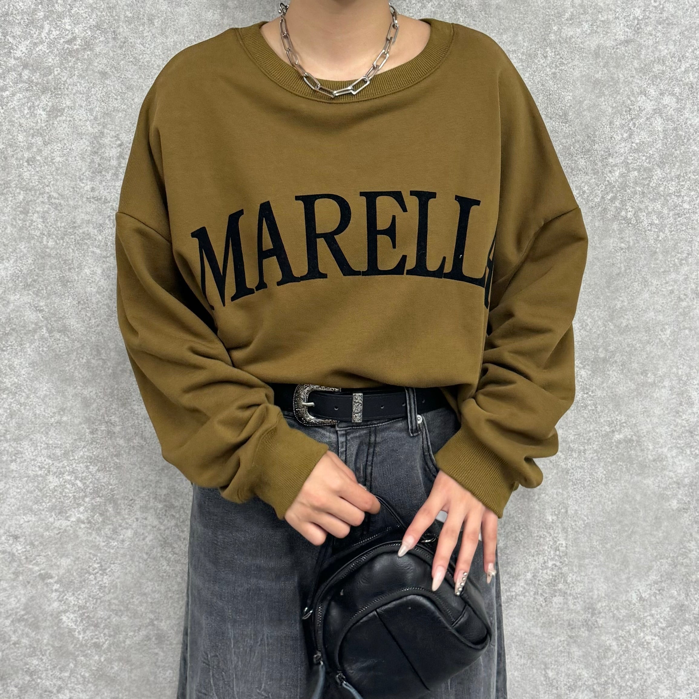 【PRIORITY】MARELLAトップス  カーキ  38サイズ ※9月下旬より順次発送予定