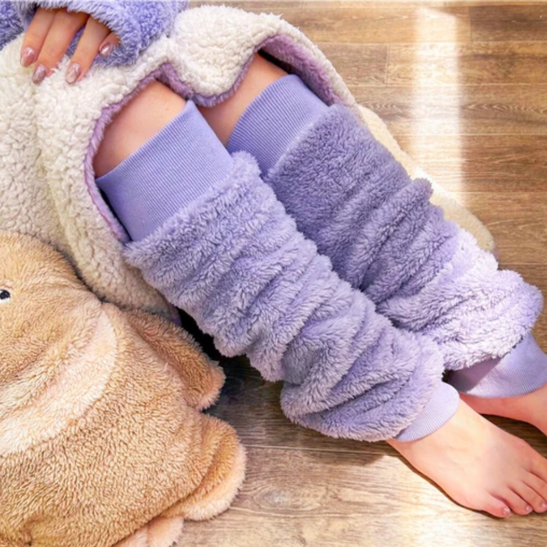 Furry レッグウォーマー -ラベンダー- ※11/19-25頃より順次配送予定