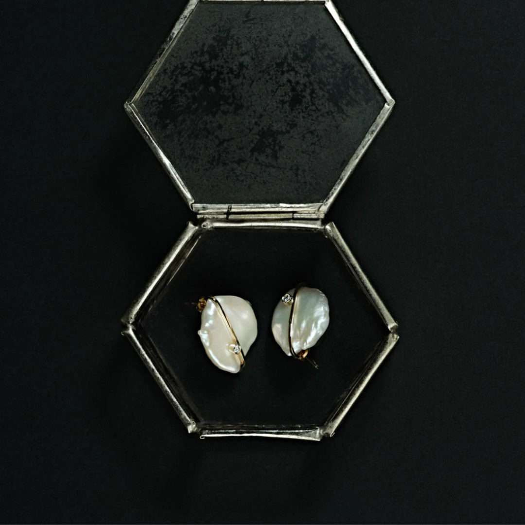 【ENEY】ペタルス バロックパール イヤリング ※10/22〜28より弊社事務所から発送