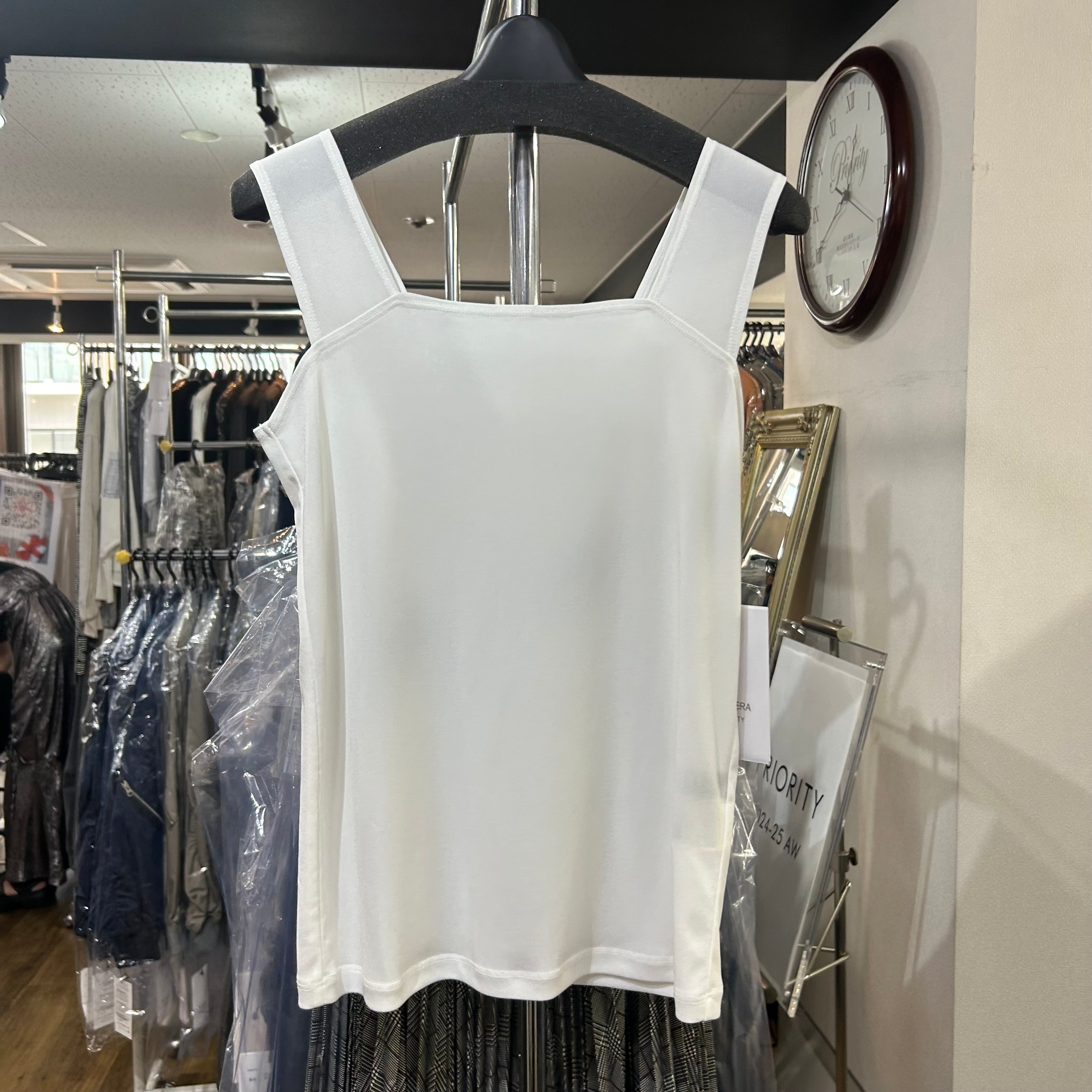 【PRIORITY】キャミトップス ホワイト 28 ※9/3-9頃〜順次配送予定