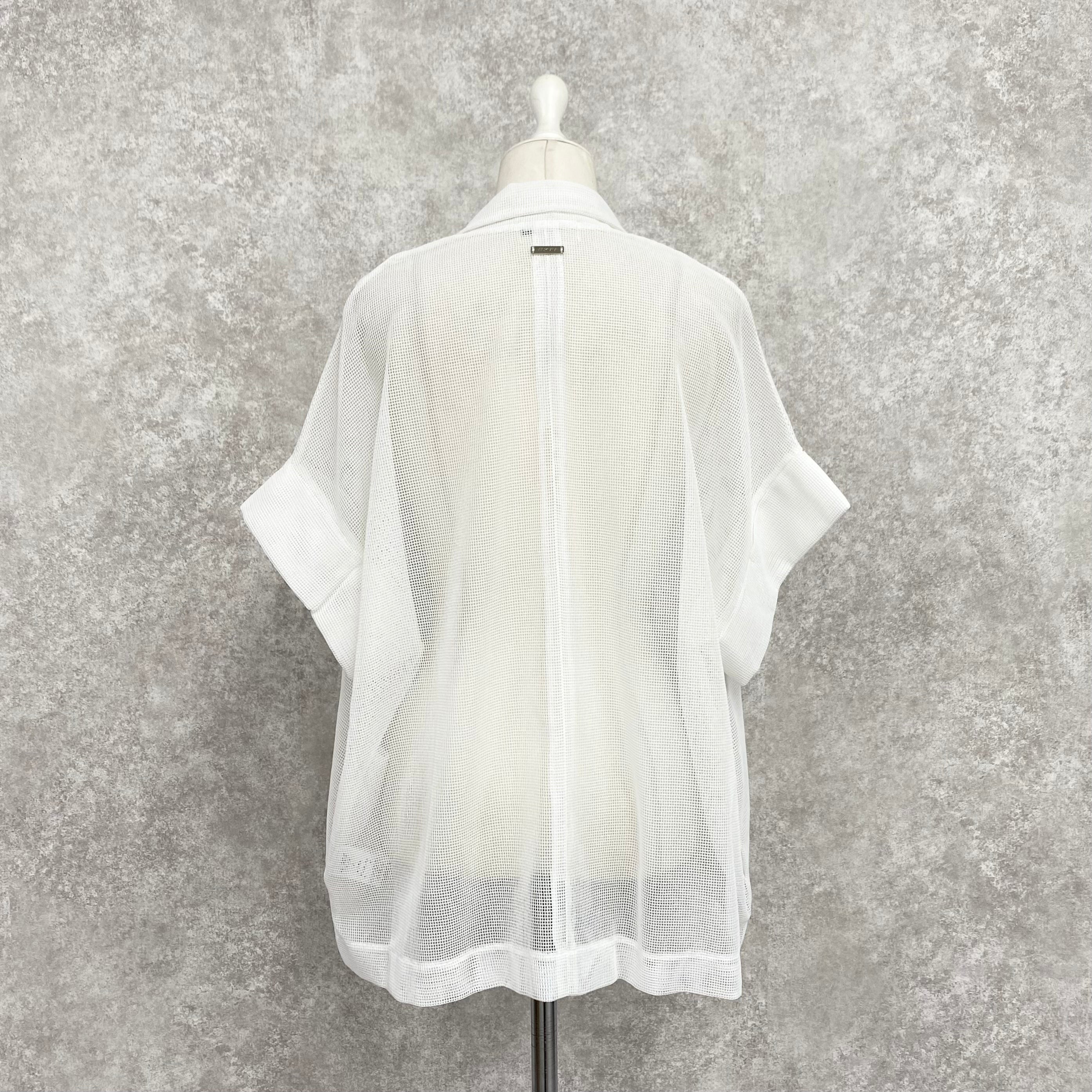 【ASYMM】AIR Mesh Jacket -white-