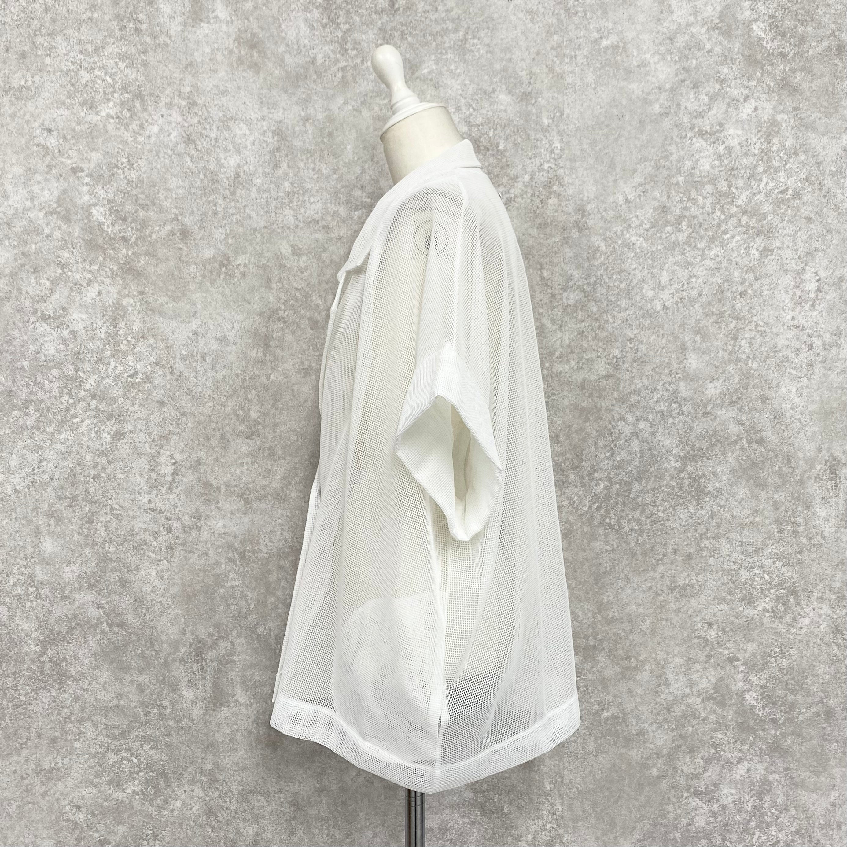【ASYMM】AIR Mesh Jacket -white-