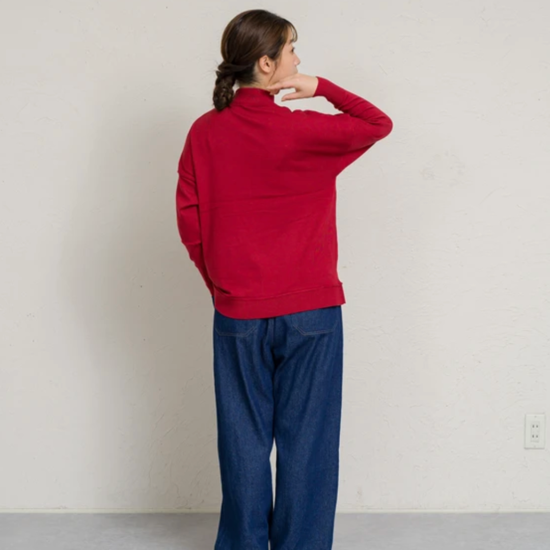 ハイネックニットPO レッド ※10/28~11/2頃より順次配送予定