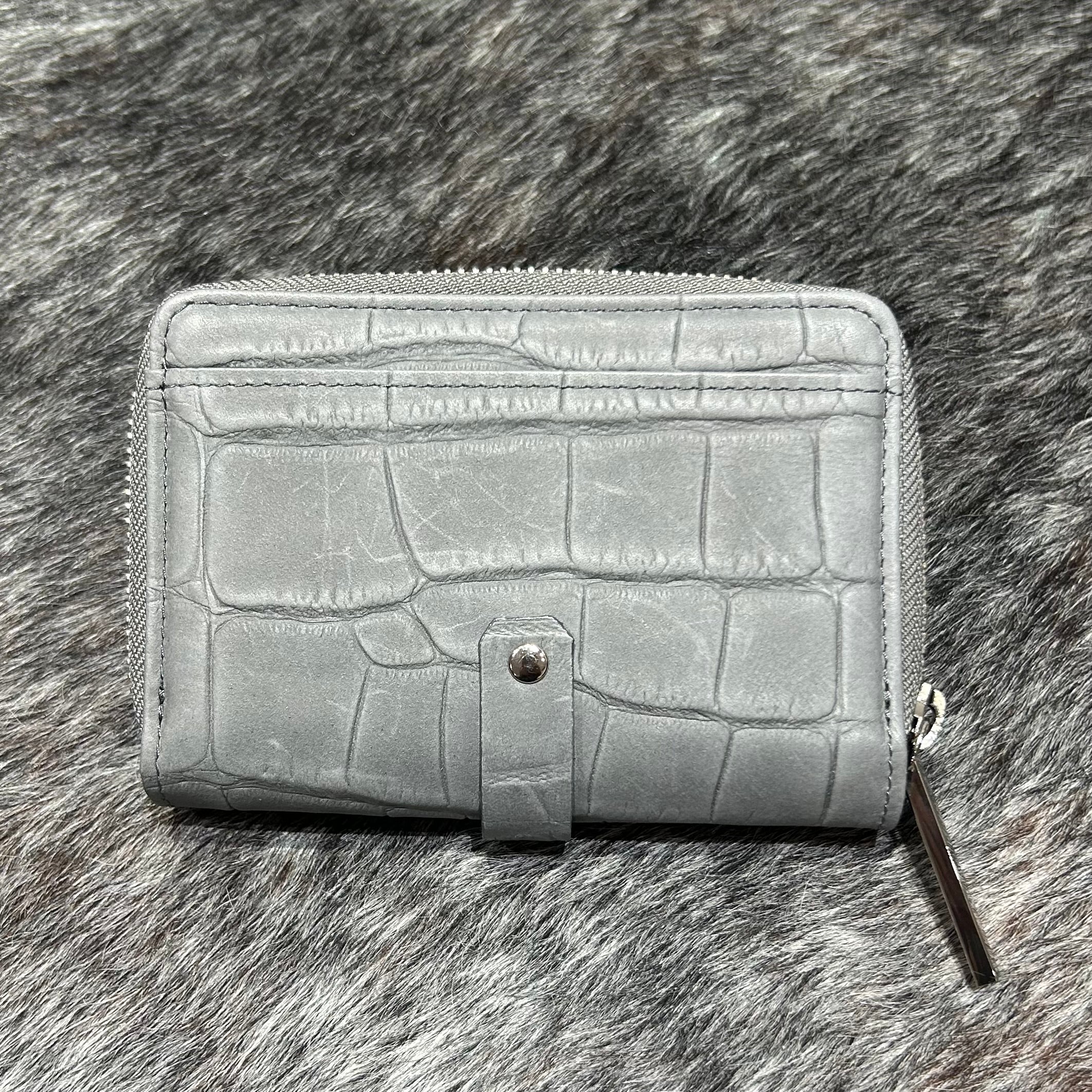 ⚠️予約【M.U.L.】 ハーフラウンドウォレット -アイスグレー- ※R7. 6月末納品予定