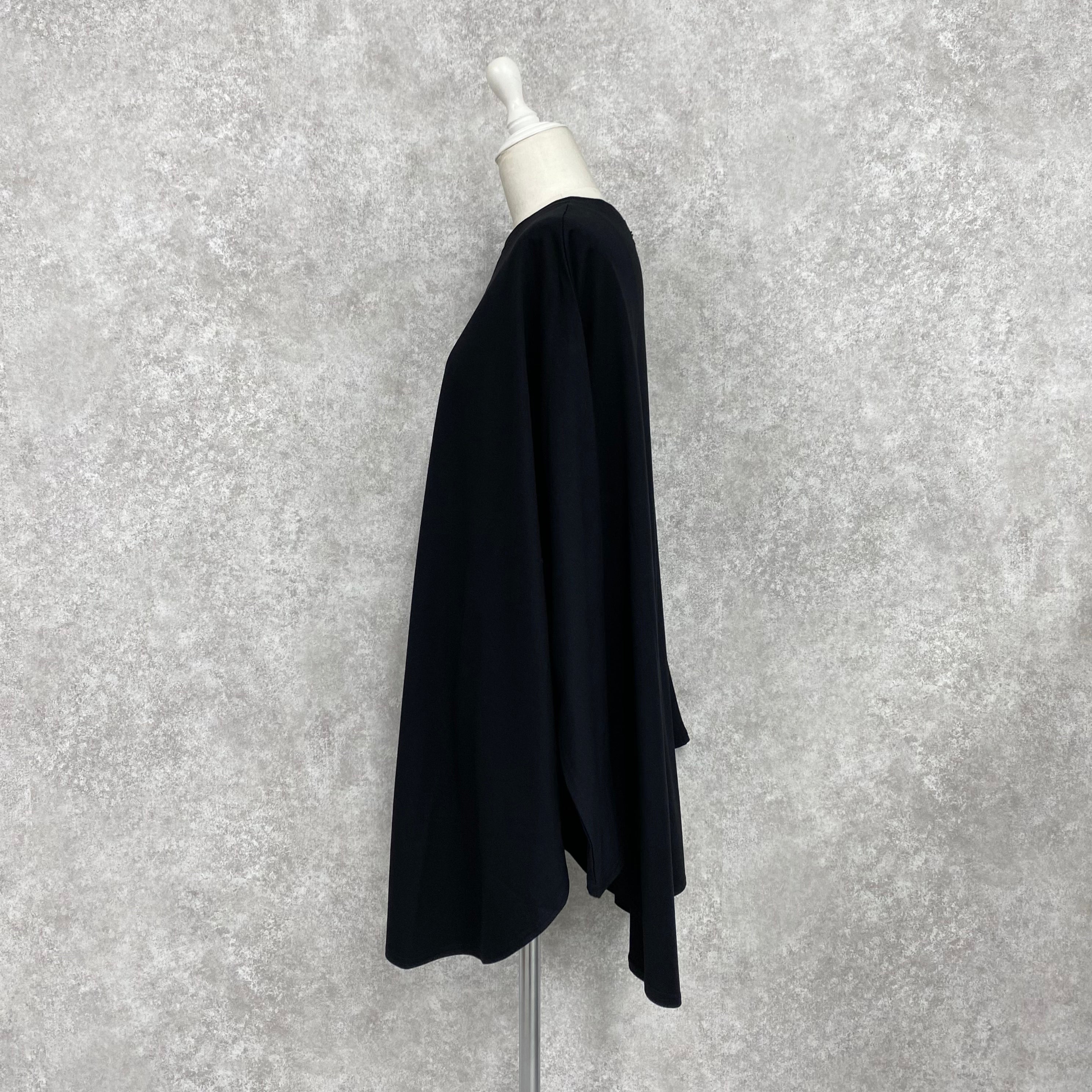 【ASYMM】VOID TEE -black-