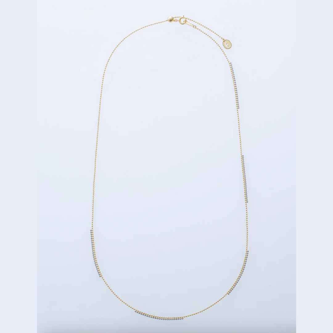 【ENEY】ピクセル ステーションチェーンネックレス ※11月中旬より弊社事務所から発送