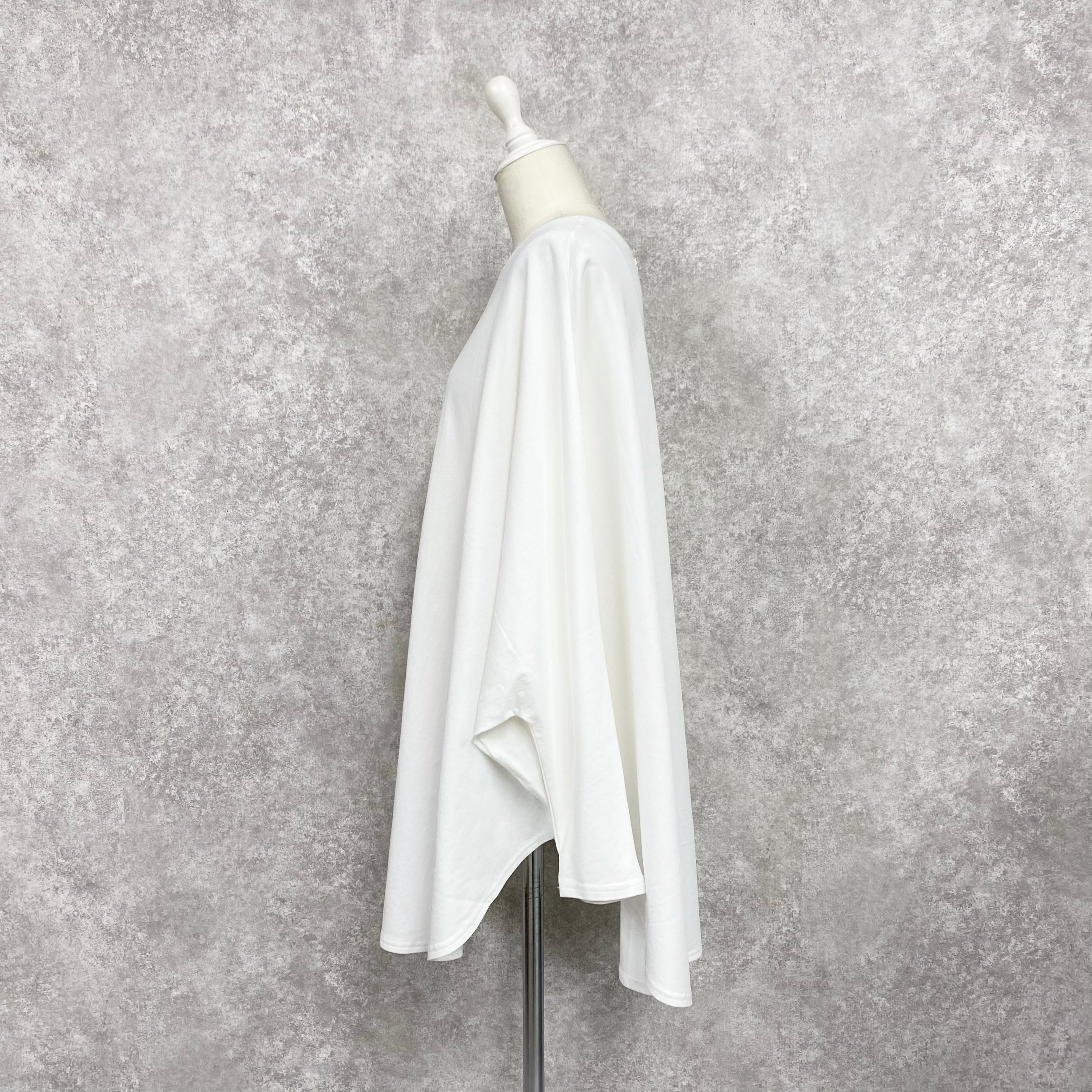 【ASYMM】VOID TEE -white-