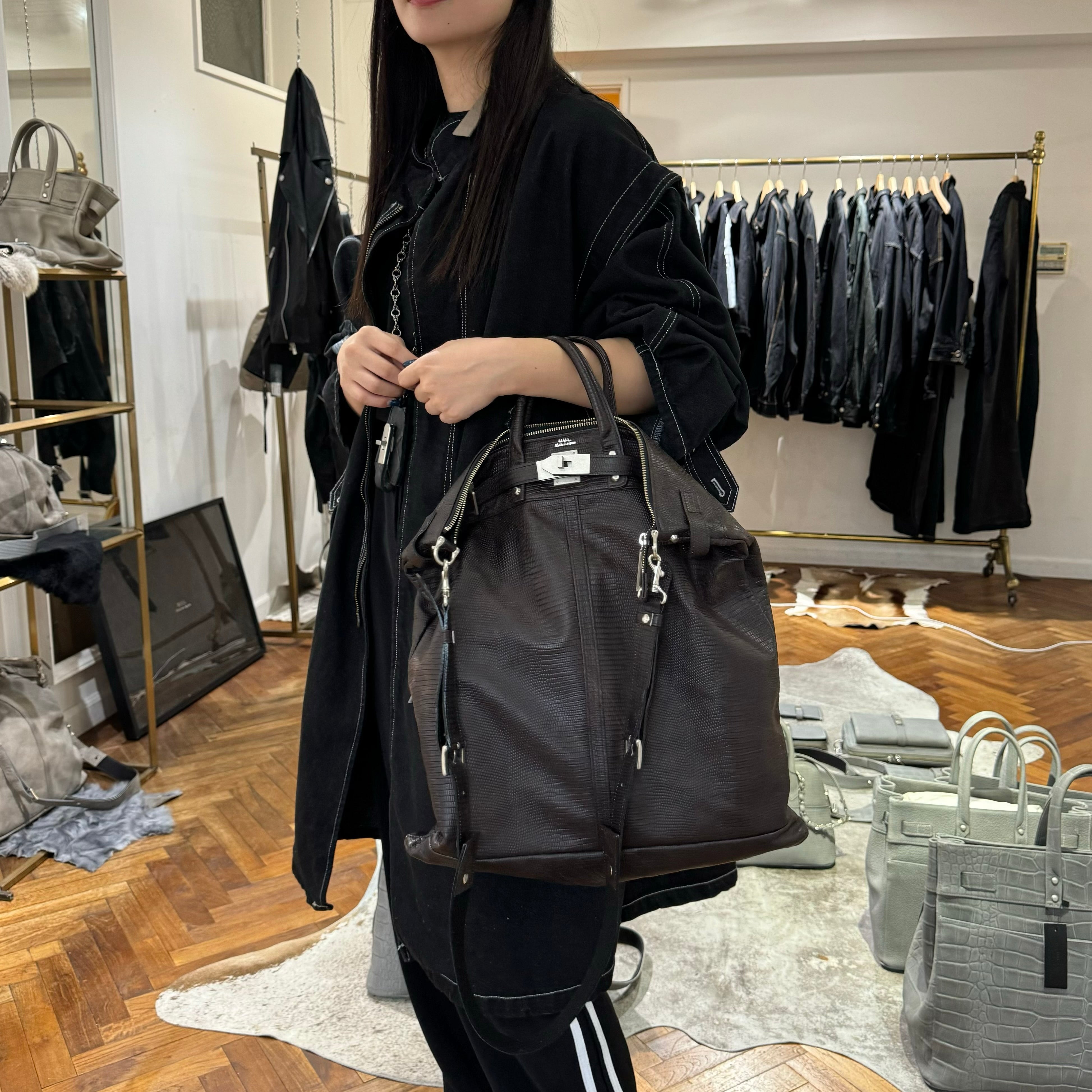 ⚠️予約【M.U.L.】stud series ヘルメットバックL -vintage ブラック-   ※R7. 6月末納品予定