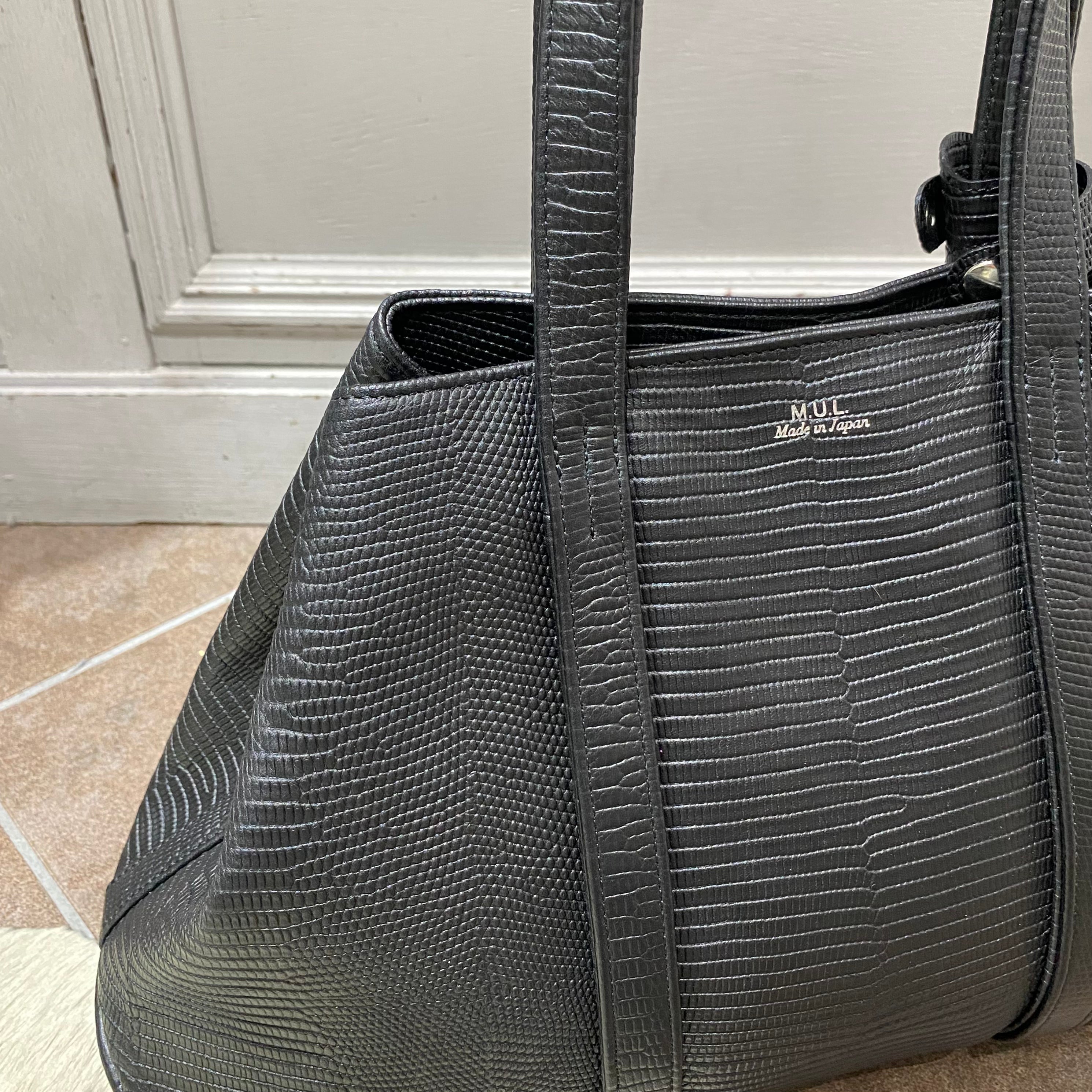 ⚠️予約【M.U.L.】ミニマルトート -ブラック- ※R7. 6月末納品予定