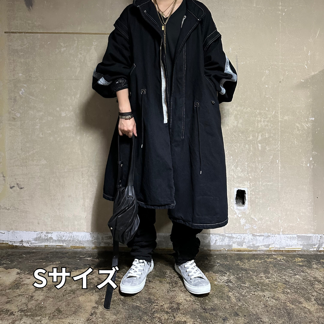 ⚠️予約【M.U.L.】テールショルダー(洗い加工) -ブラック- ※R7. 6月末納品予定