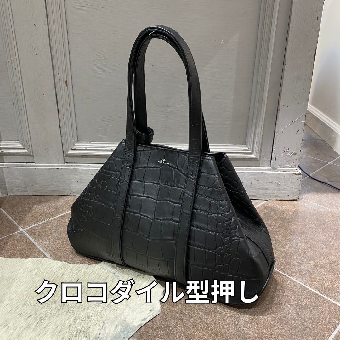 ⚠️予約【M.U.L.】ミニマルトート -ブラック- ※R7. 6月末納品予定