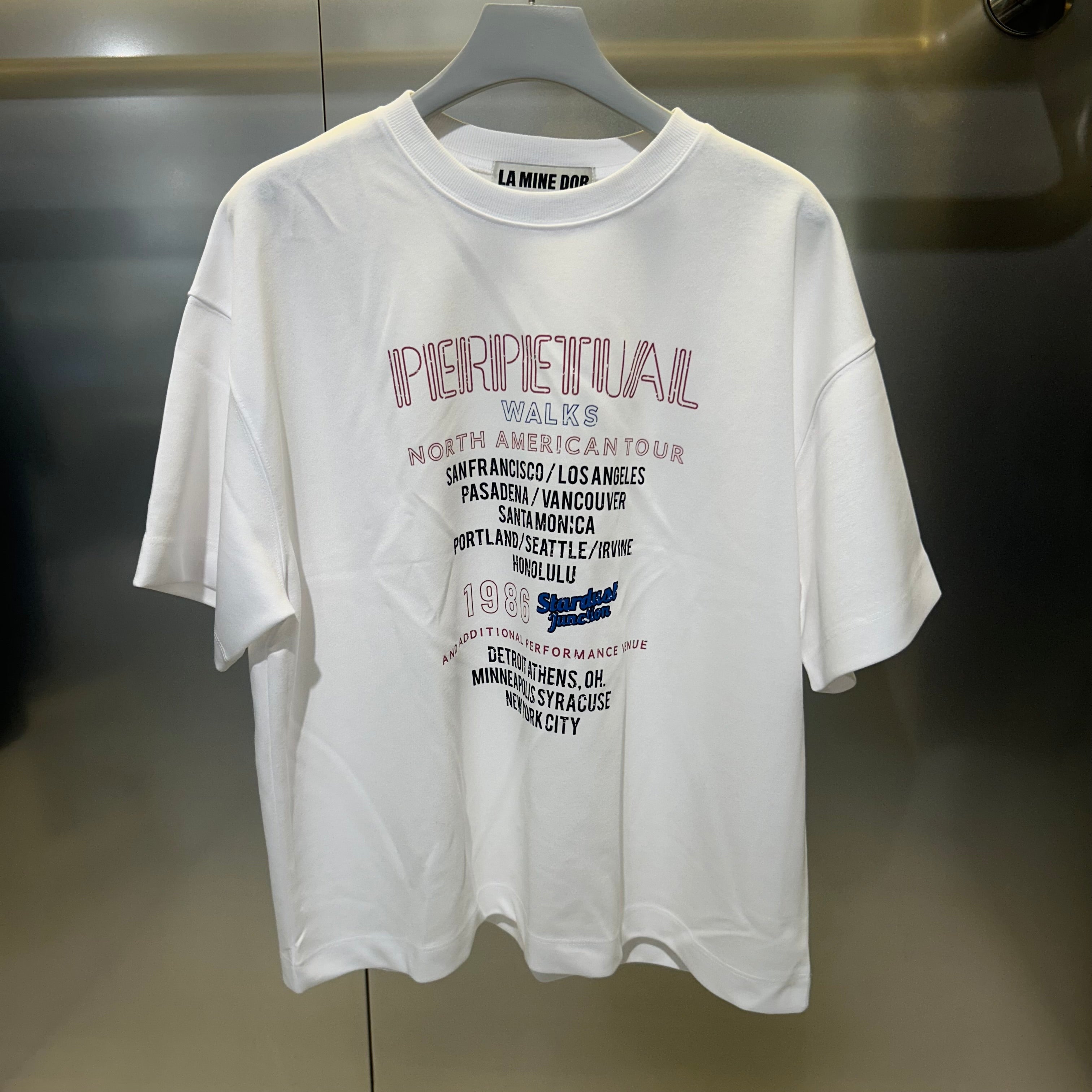 【LA MINE DOR】ロゴTシャツ -ホワイト- ※10月下旬〜11月上旬頃より順次発送予定